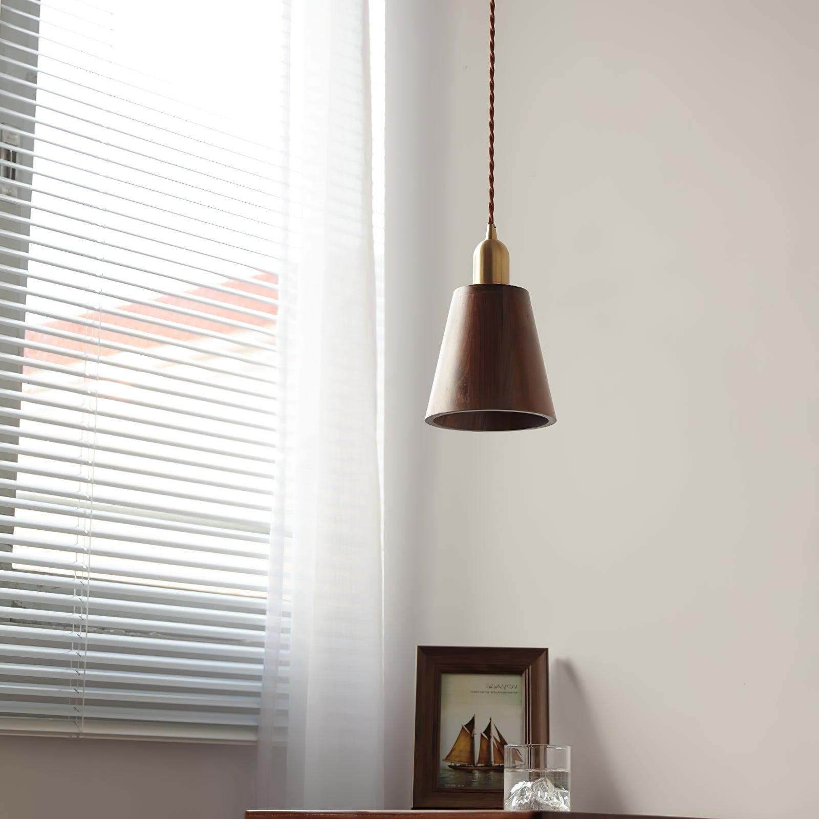Lyfa Walnut Pendant Light - Blowlighting