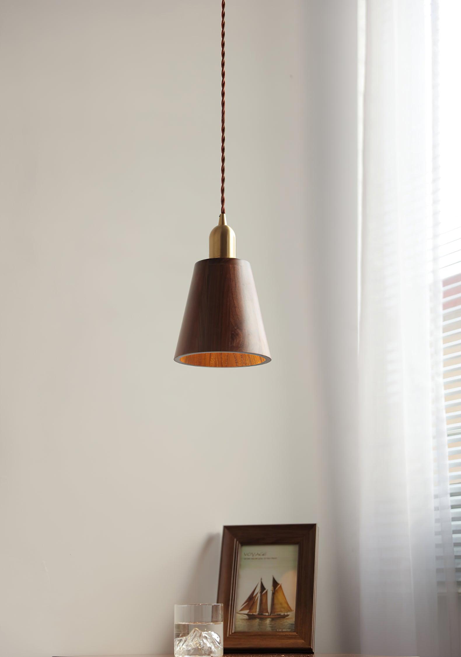 Lyfa Walnut Pendant Light - Blowlighting