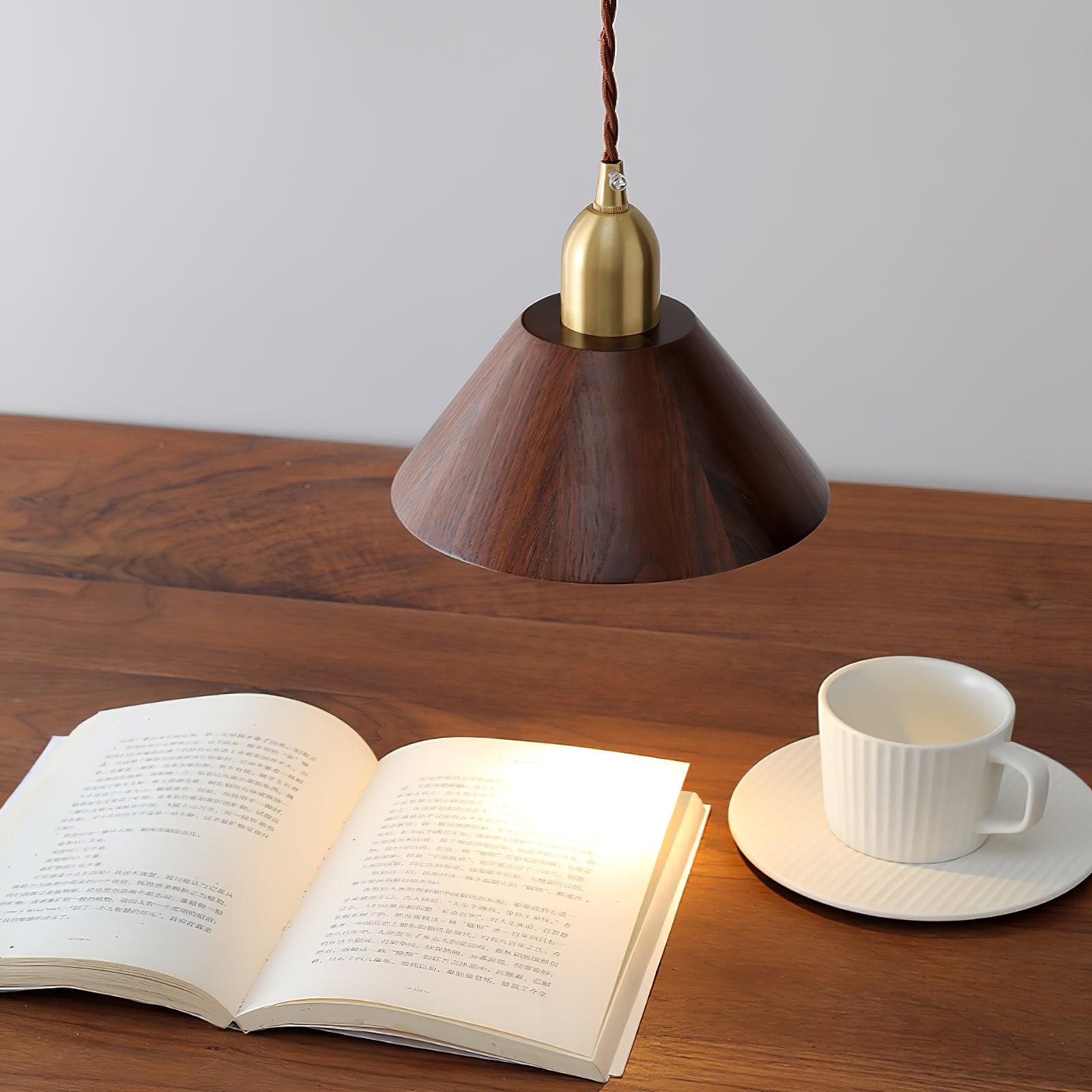 Lyfa Walnut Pendant Light - Blowlighting
