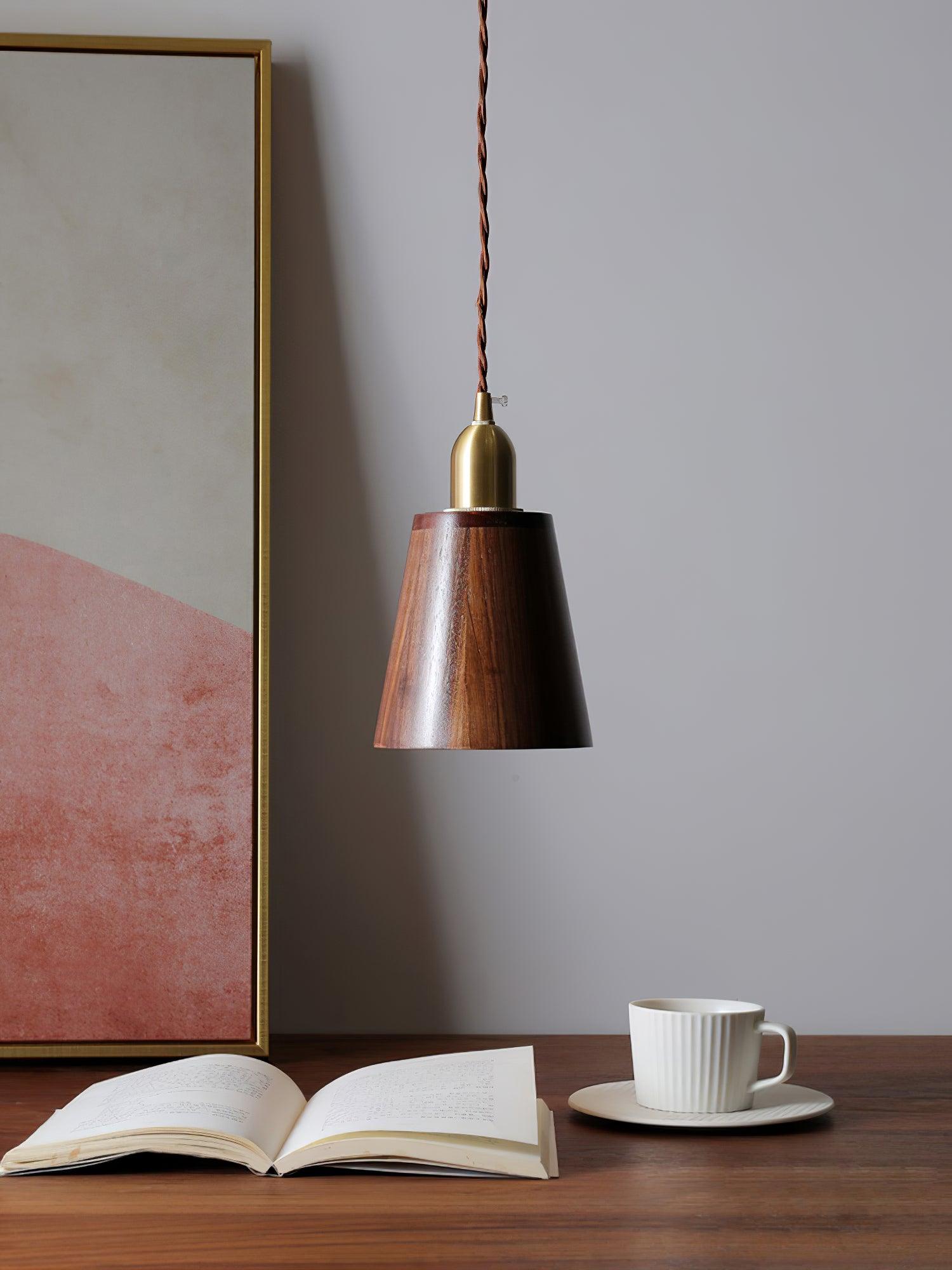 Lyfa Walnut Pendant Light - Blowlighting