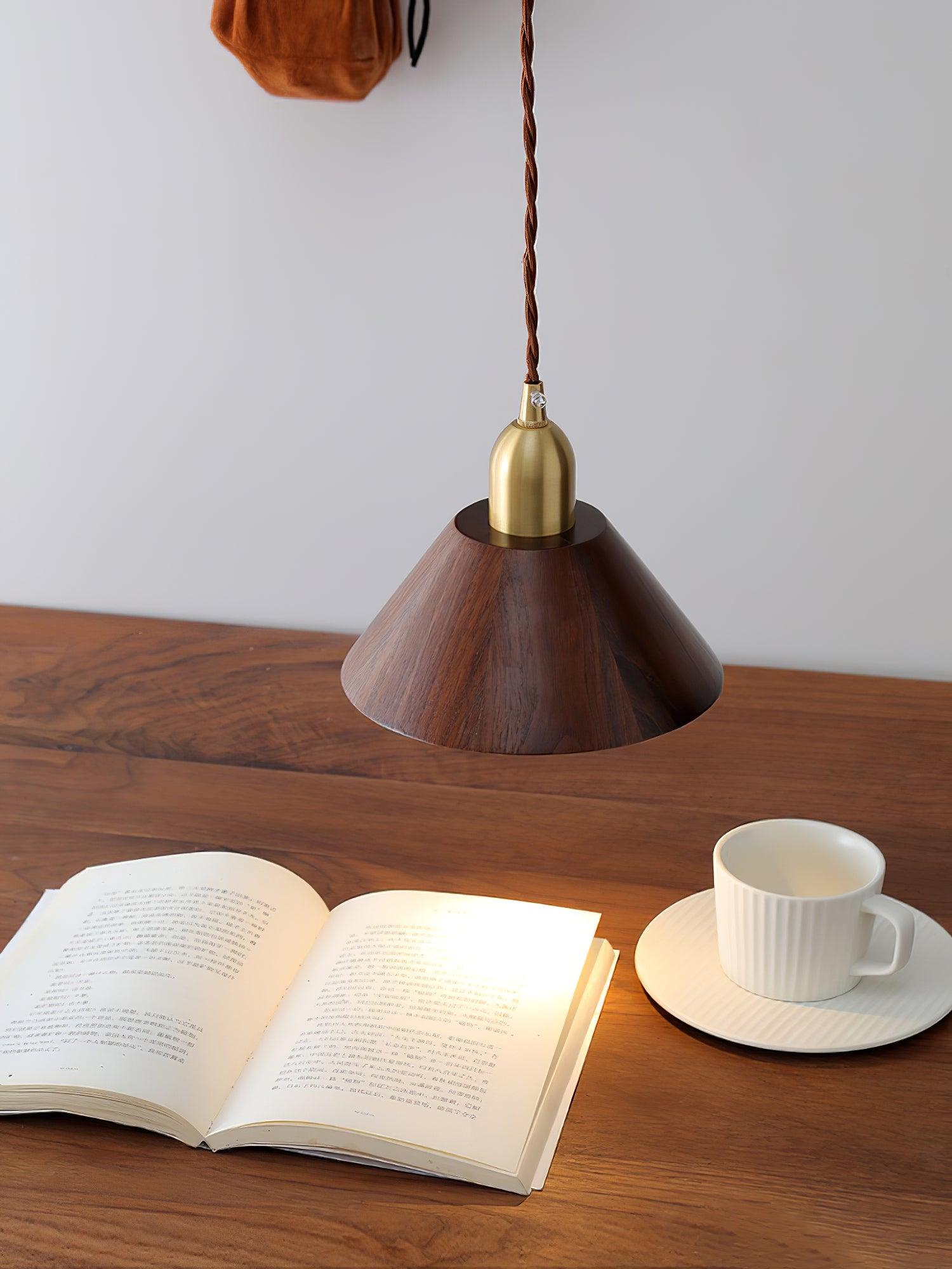 Lyfa Walnut Pendant Light - Blowlighting