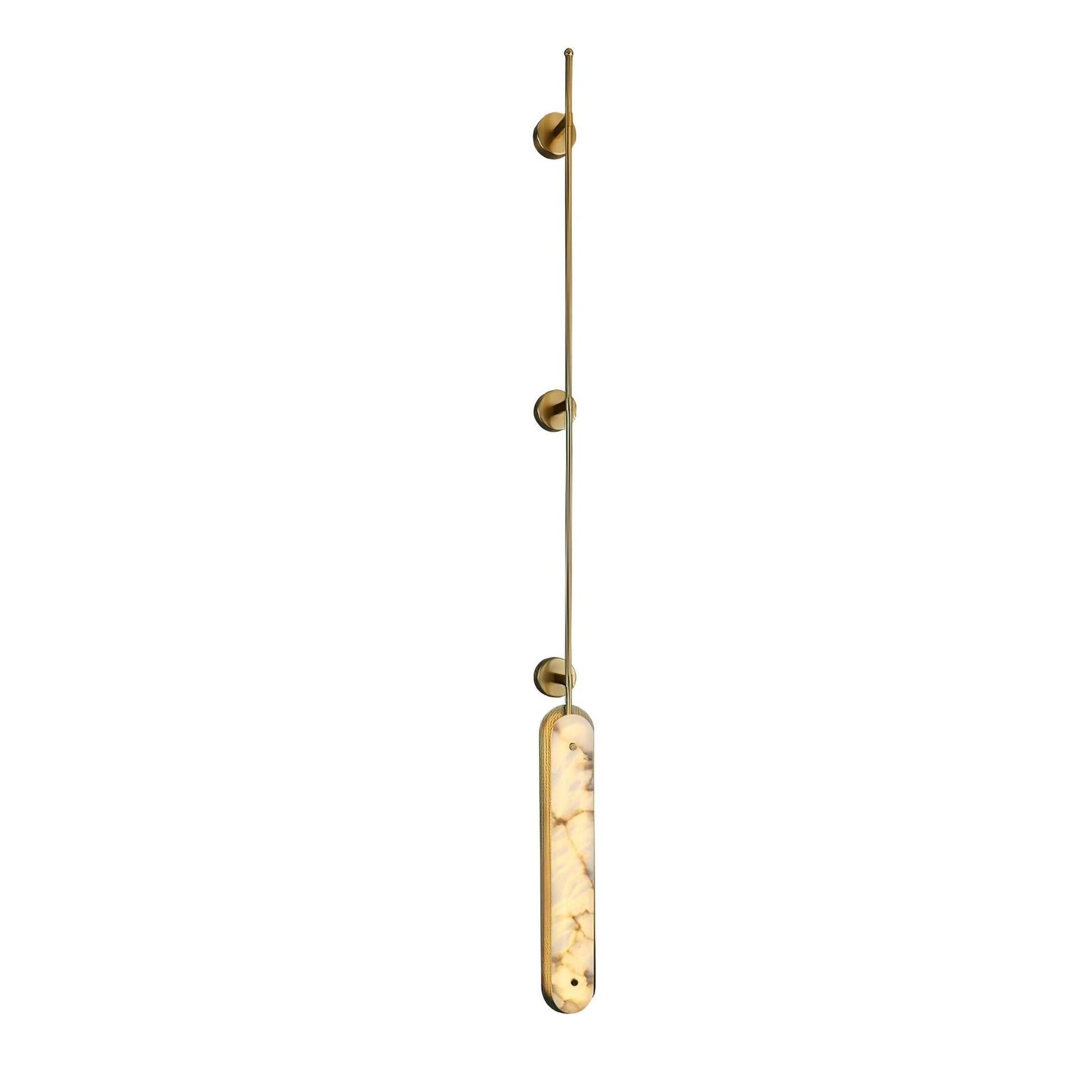 Ilaeir Vertical Alabaster Pendant Light - Blowlighting