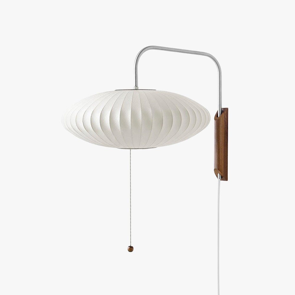 Lustra Wall Sconce Walnut Ball