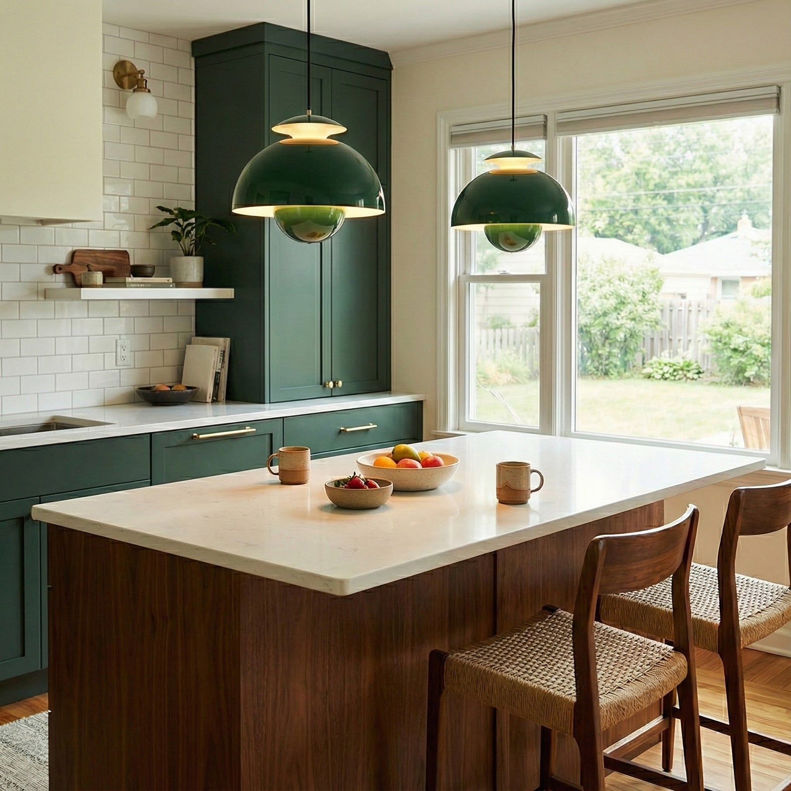 Macaroon Flower Bud Dopamine Colors Iron Pendant Light