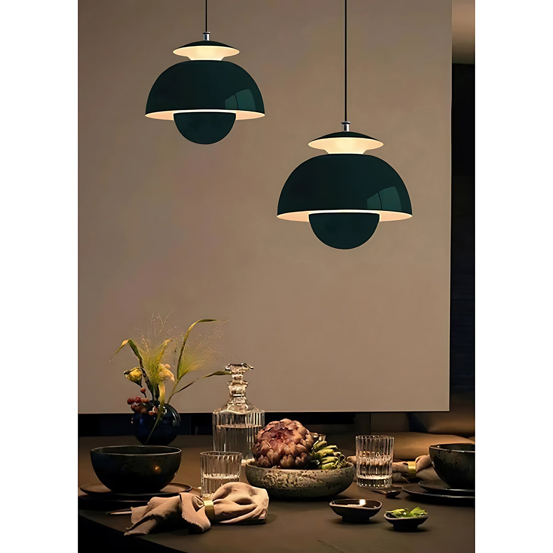 Macaroon Flower Bud Dopamine Colors Iron Pendant Light