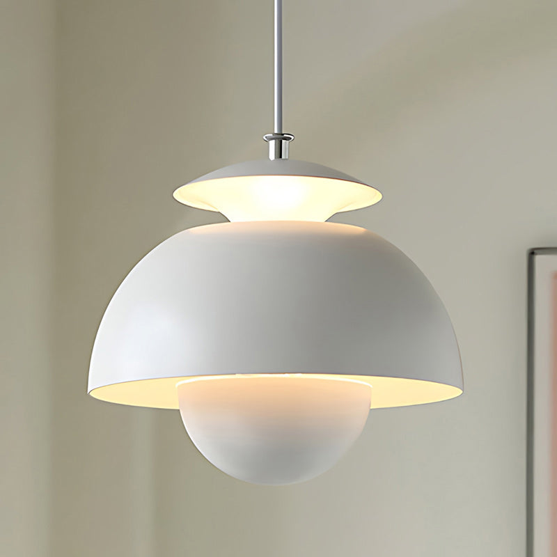 Macaroon Flower Bud Dopamine Colors Iron Pendant Light