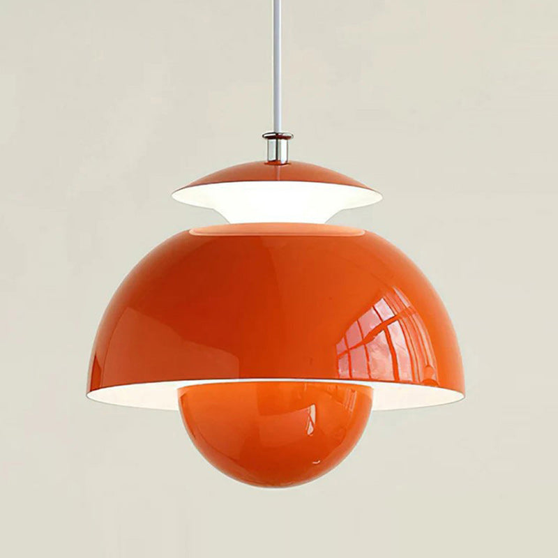 Macaroon Flower Bud Dopamine Colors Iron Pendant Light