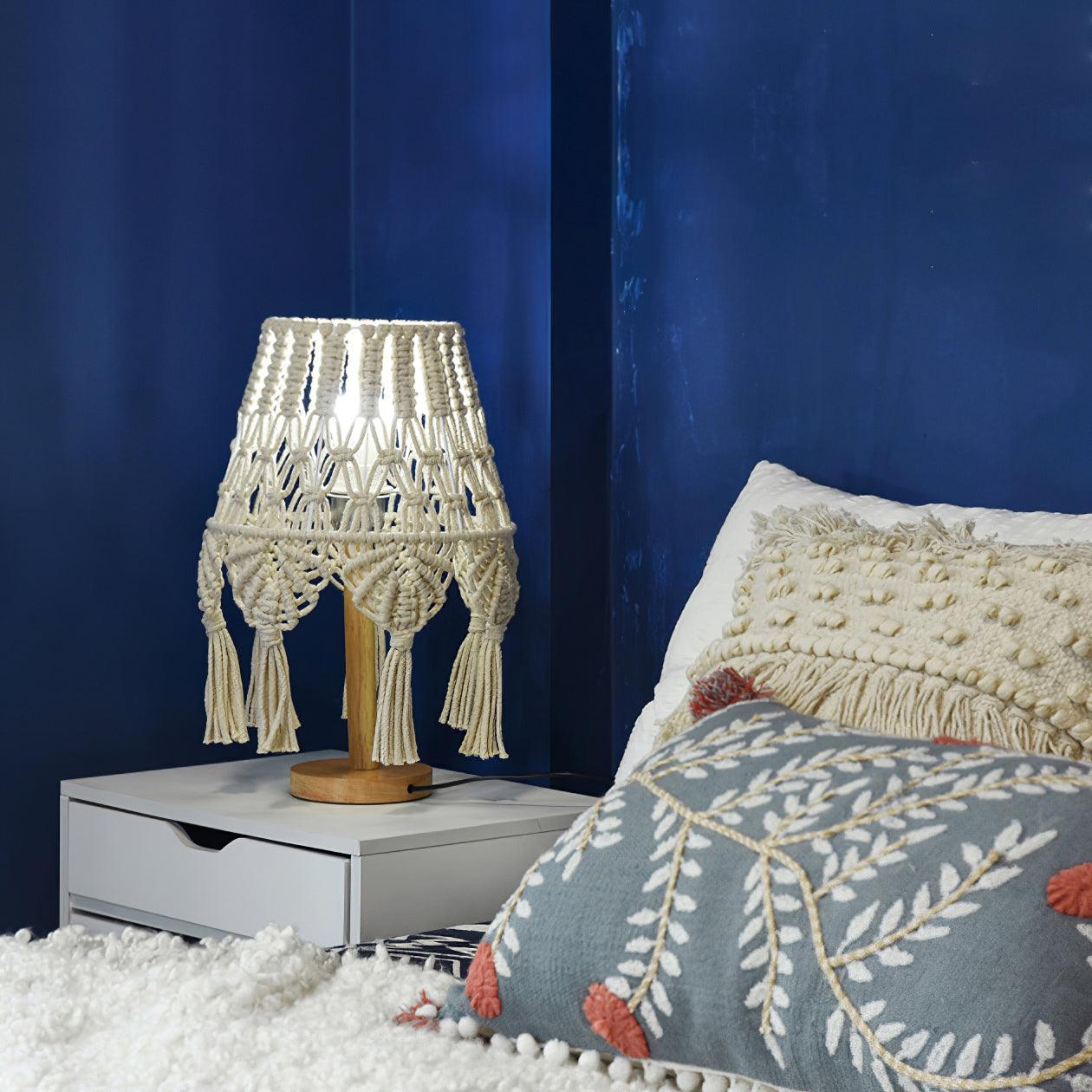 Macrame Table Lamp - Blowlighting