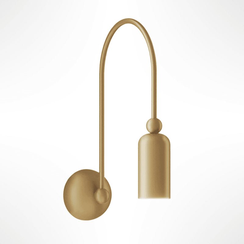 Vortigaud Curved Bronze Black Wall Light - Blowlighting