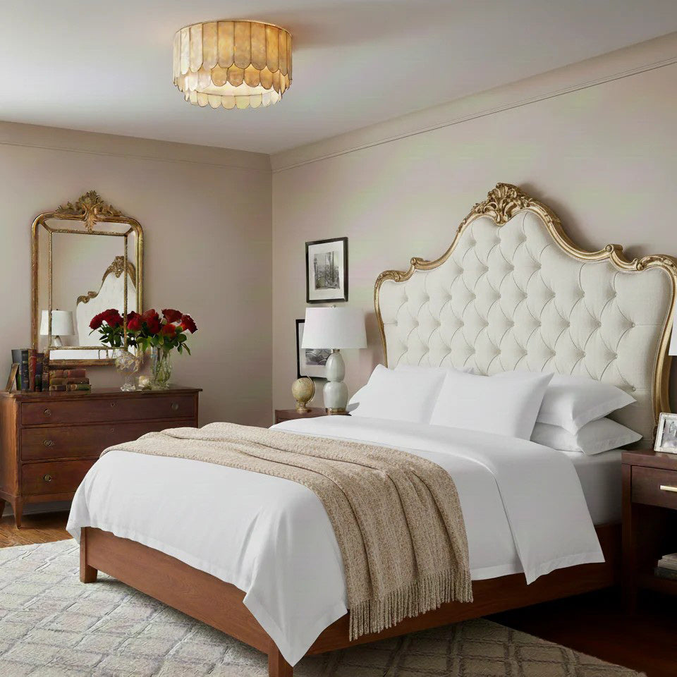 Madelyn Capiz Contemporary Art Shell Ceiling Light