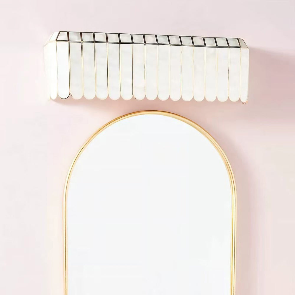 Madelyn Capiz Contemporary Art Shell Shell Wall Light