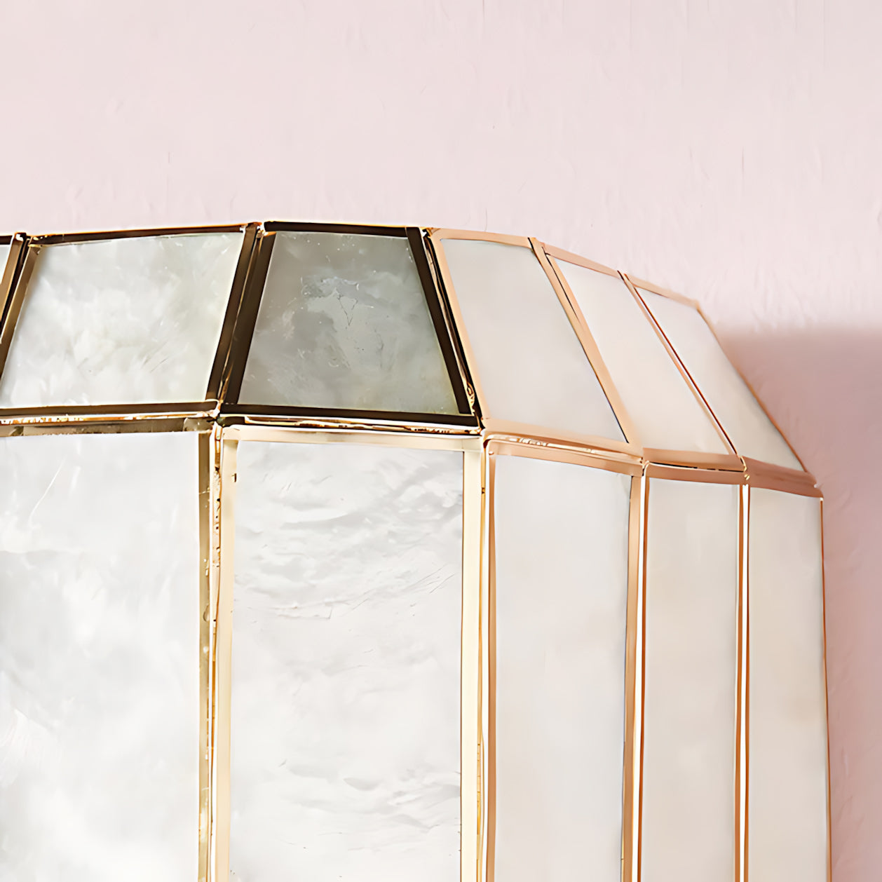 Madelyn Capiz Contemporary Art Shell Shell Wall Light