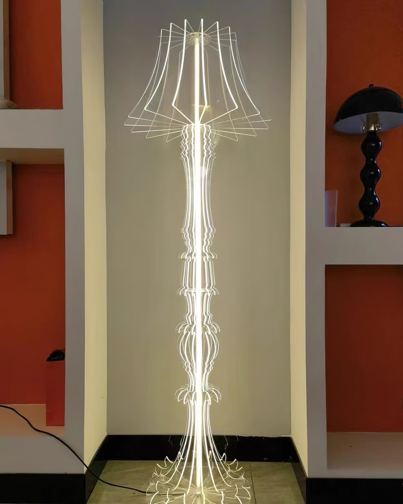 Elmariel Sculptural Acrylic Table Lamp - Blowlighting