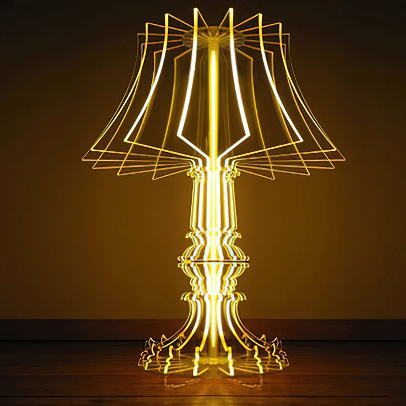 Elmariel Sculptural Acrylic Table Lamp - Blowlighting