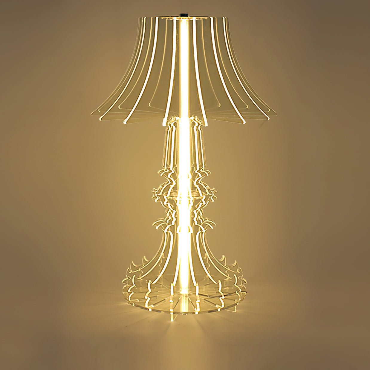 Elmariel Sculptural Acrylic Table Lamp - Blowlighting