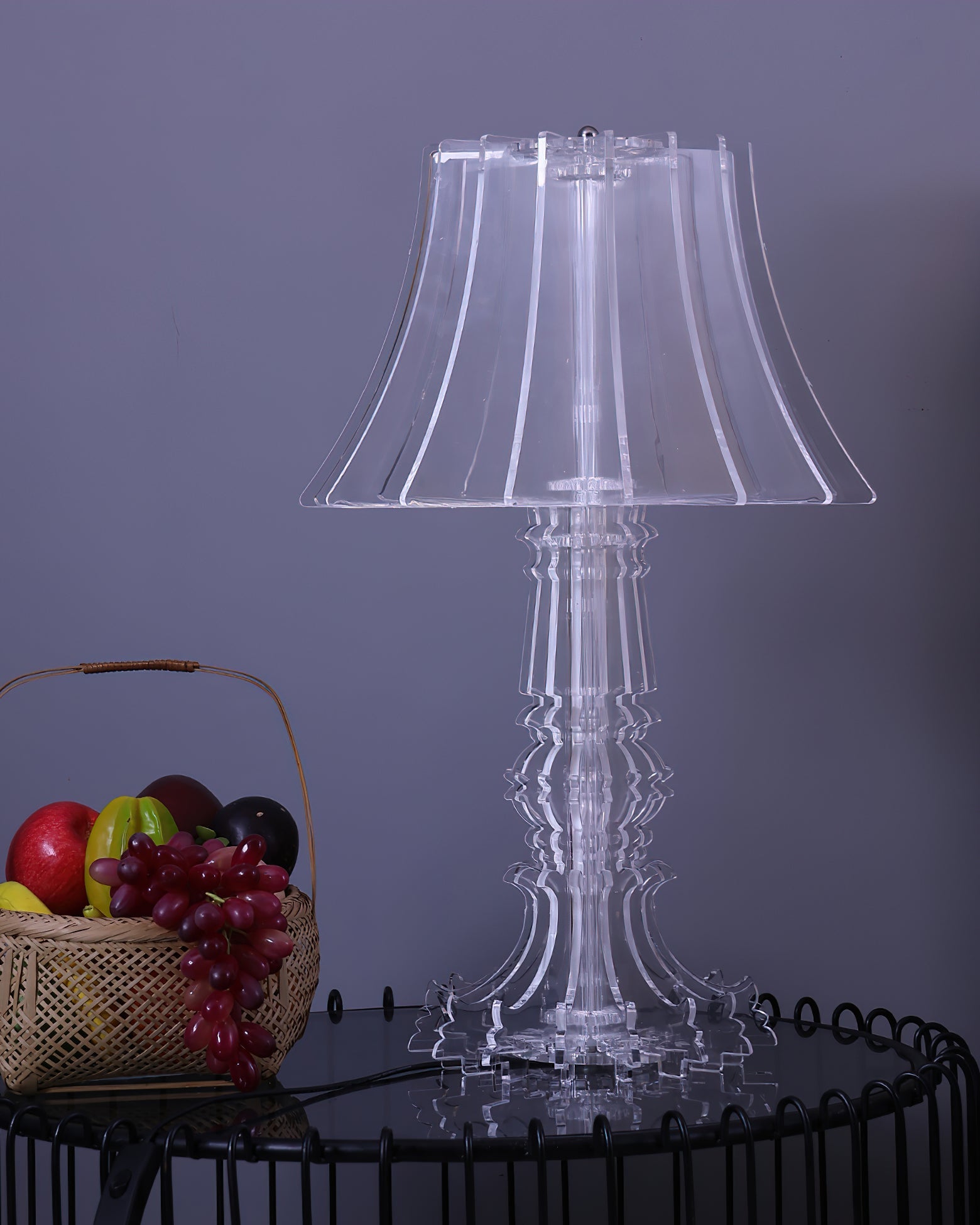Elmariel Sculptural Acrylic Table Lamp - Blowlighting