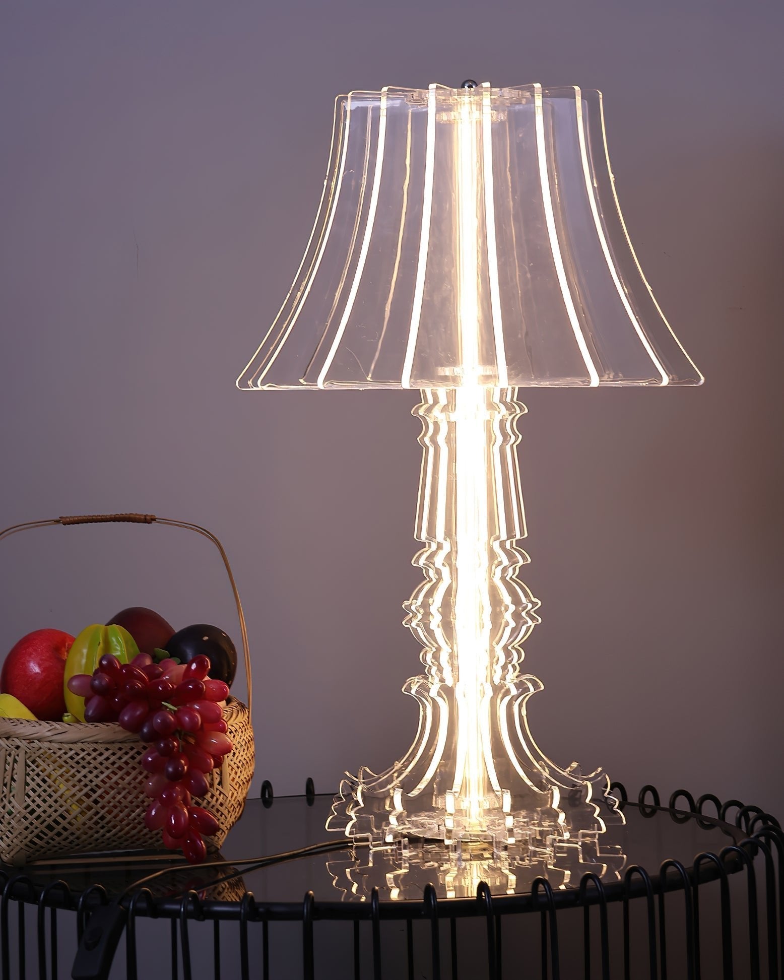 Elmariel Sculptural Acrylic Table Lamp - Blowlighting