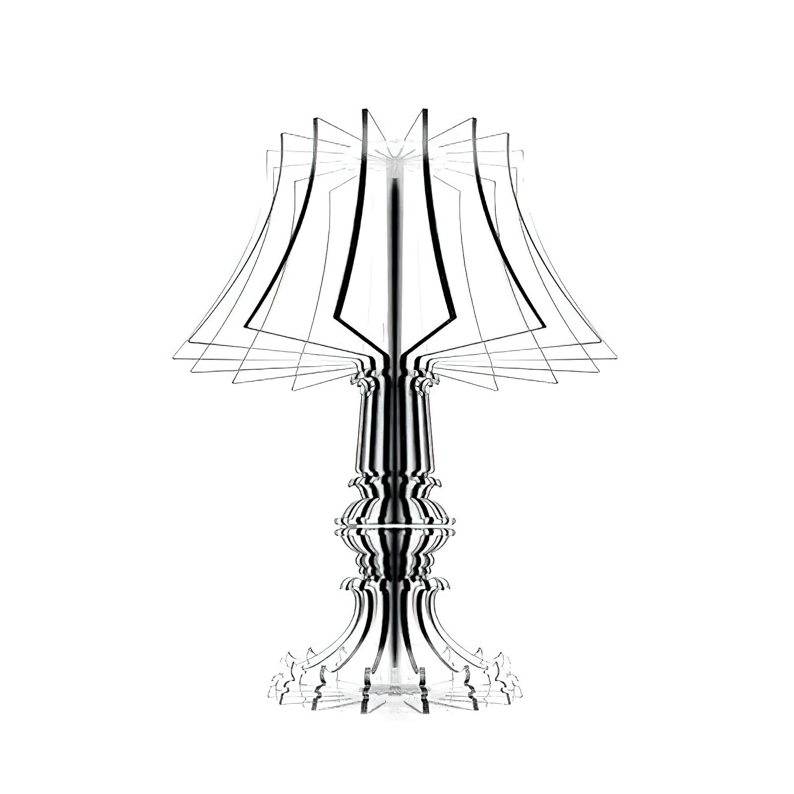 Elmariel Sculptural Acrylic Table Lamp - Blowlighting