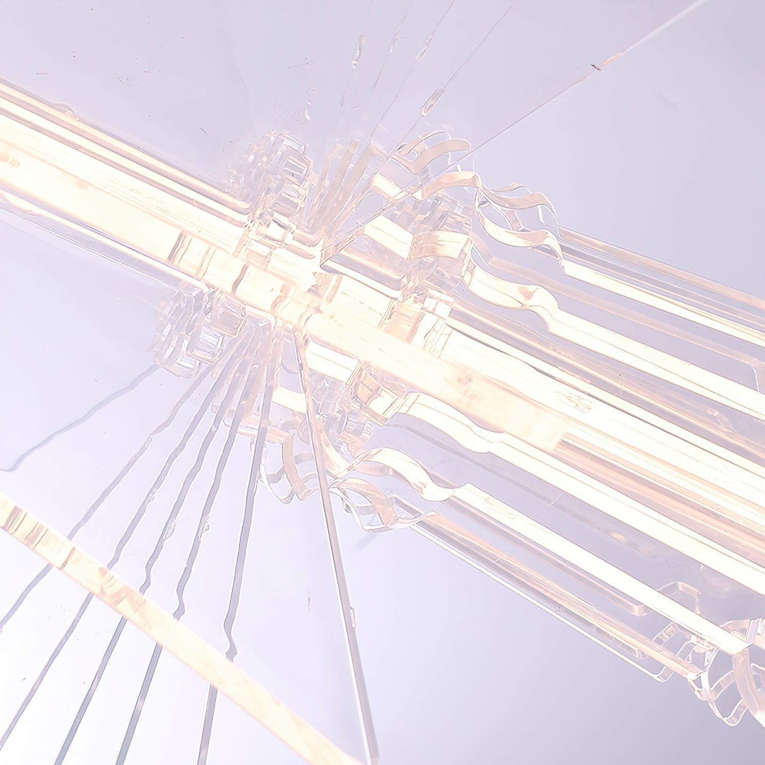 Elmariel Sculptural Acrylic Table Lamp - Blowlighting