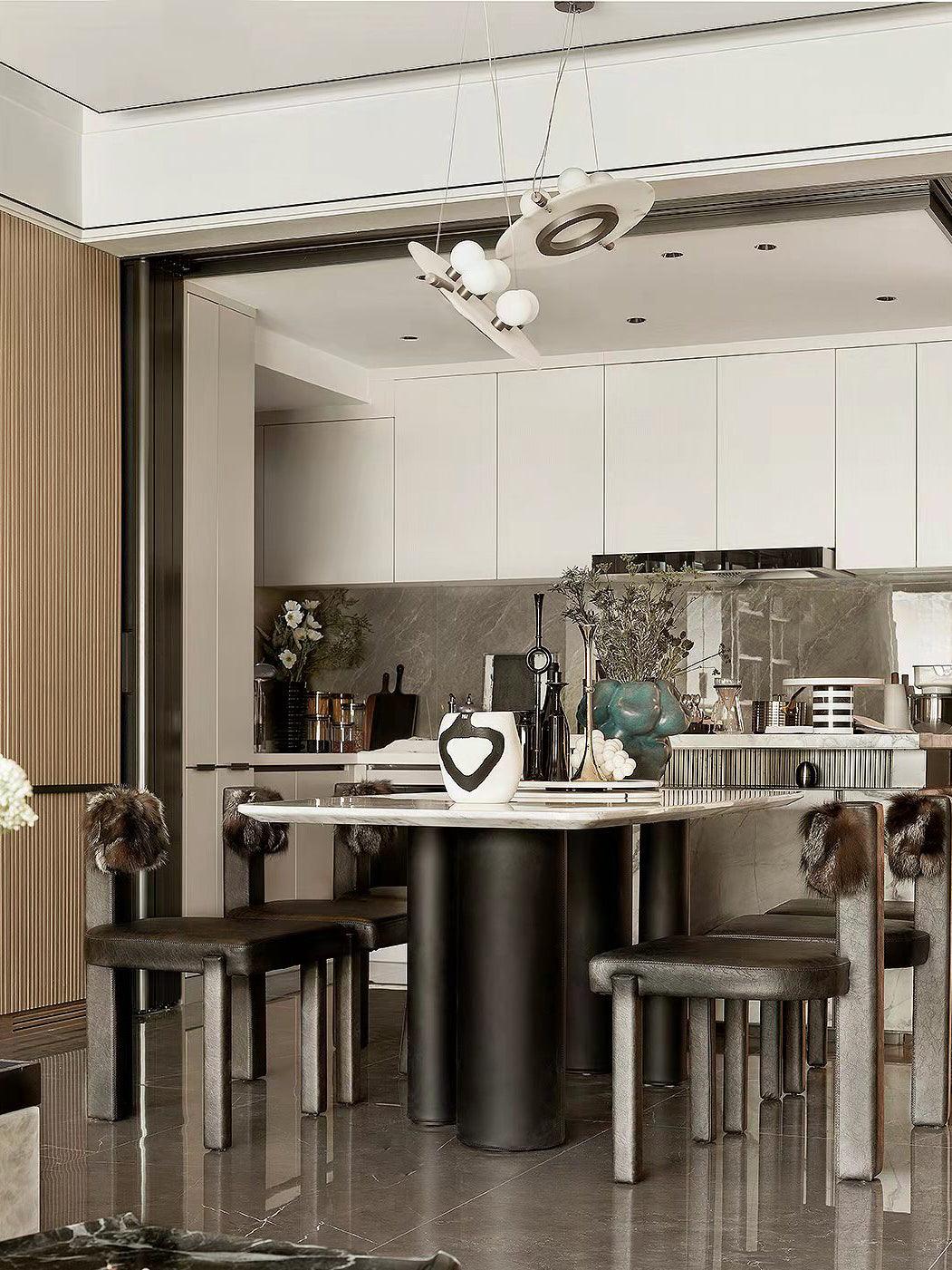Imirila Disc Shaped Glass Pendant Light - Blowlighting