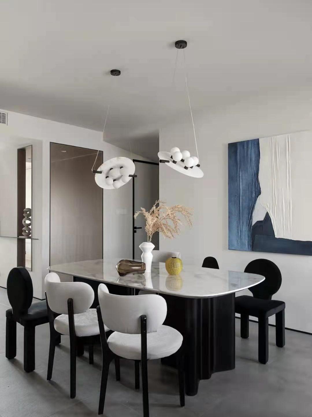 Imirila Disc Shaped Glass Pendant Light - Blowlighting