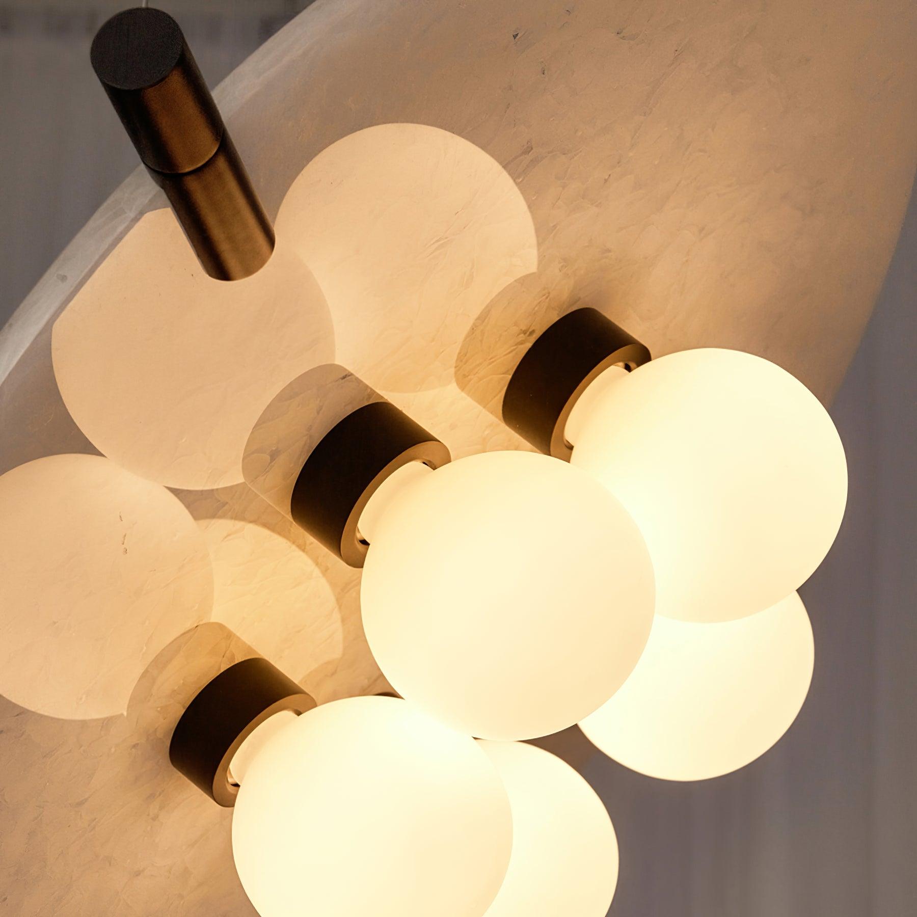 Imirila Disc Shaped Glass Pendant Light - Blowlighting