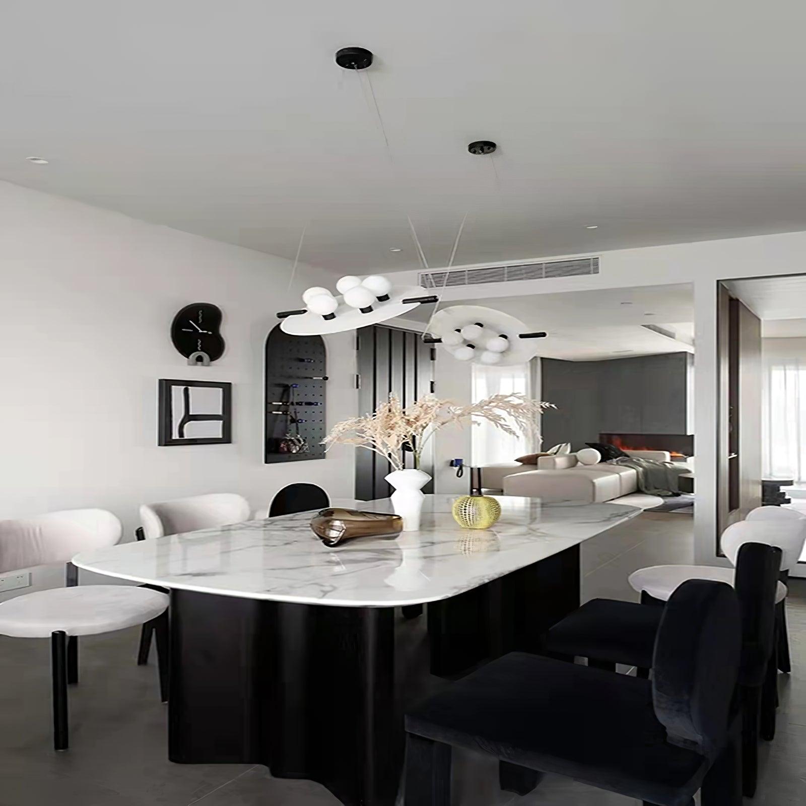 Imirila Disc Shaped Glass Pendant Light - Blowlighting
