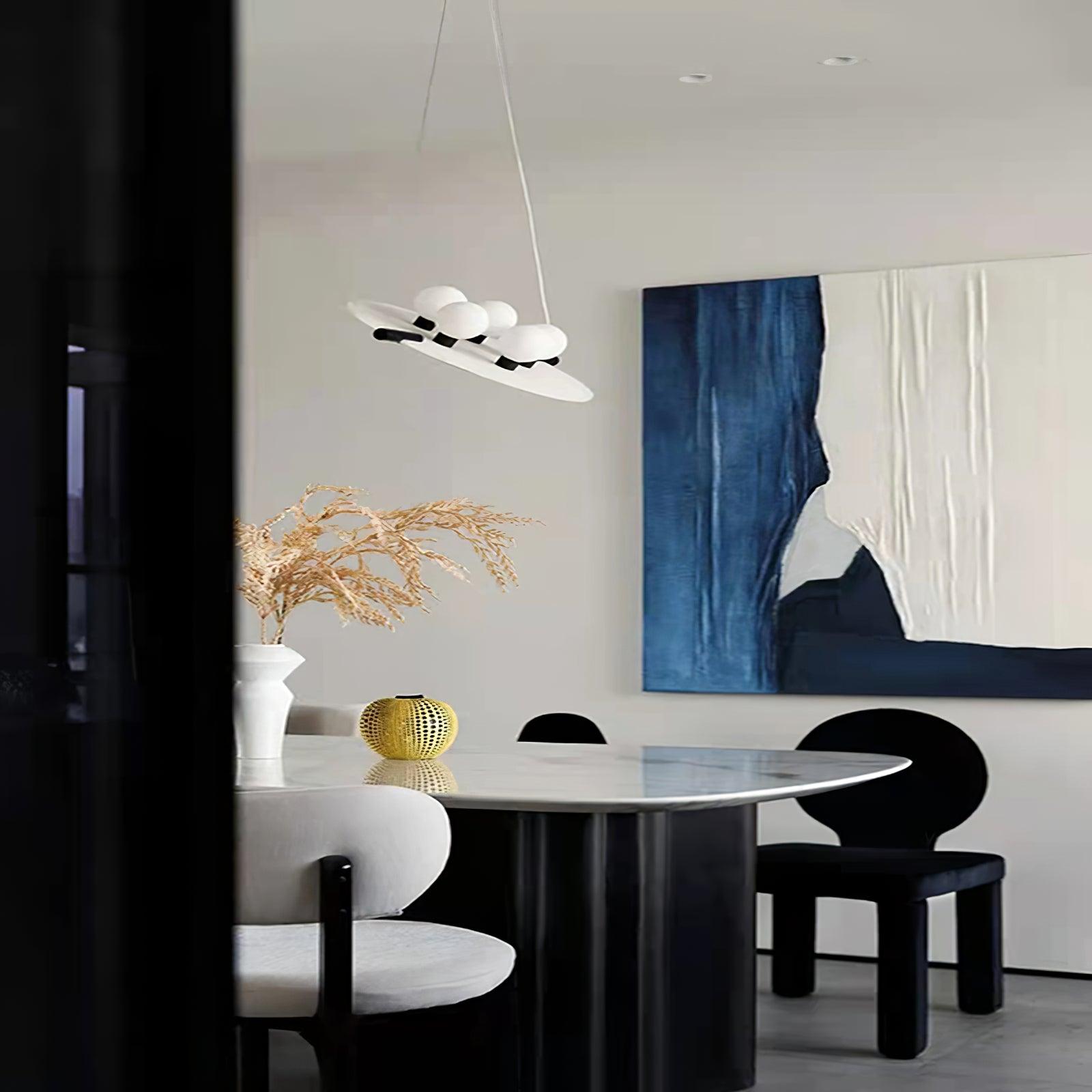 Imirila Disc Shaped Glass Pendant Light - Blowlighting