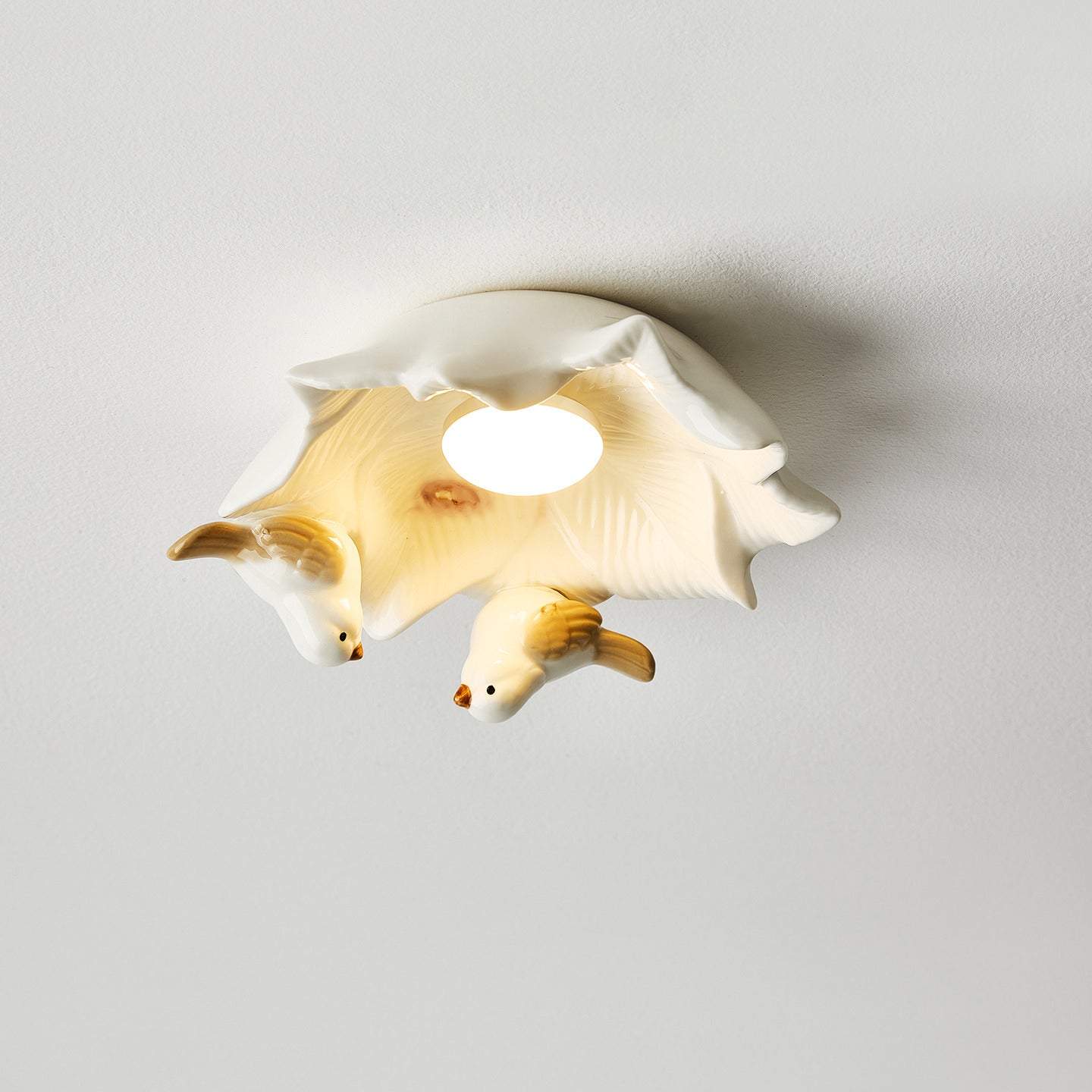 Magnolia Nest Art Deco Ceramics Ceiling Light