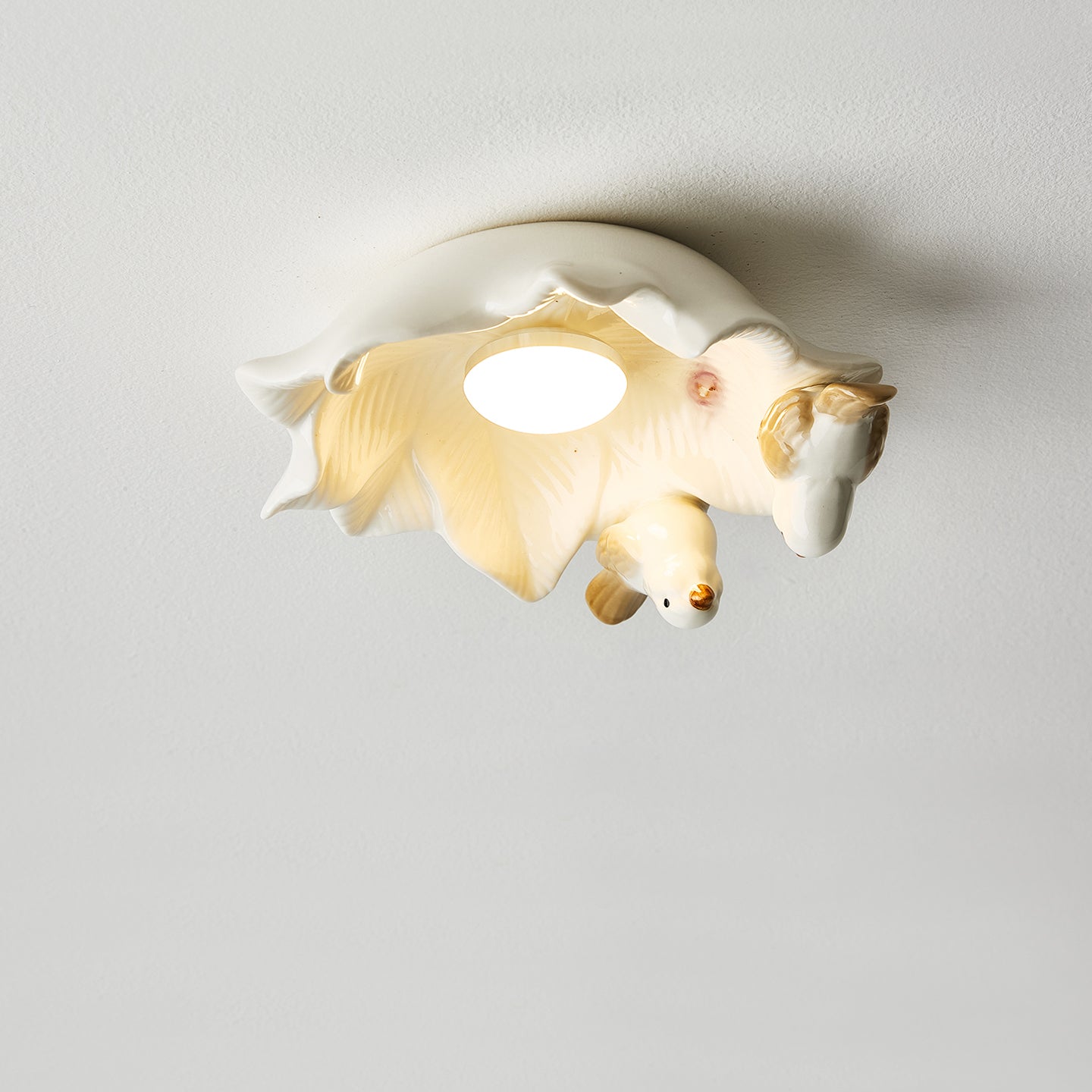 Magnolia Nest Art Deco Ceramics Ceiling Light
