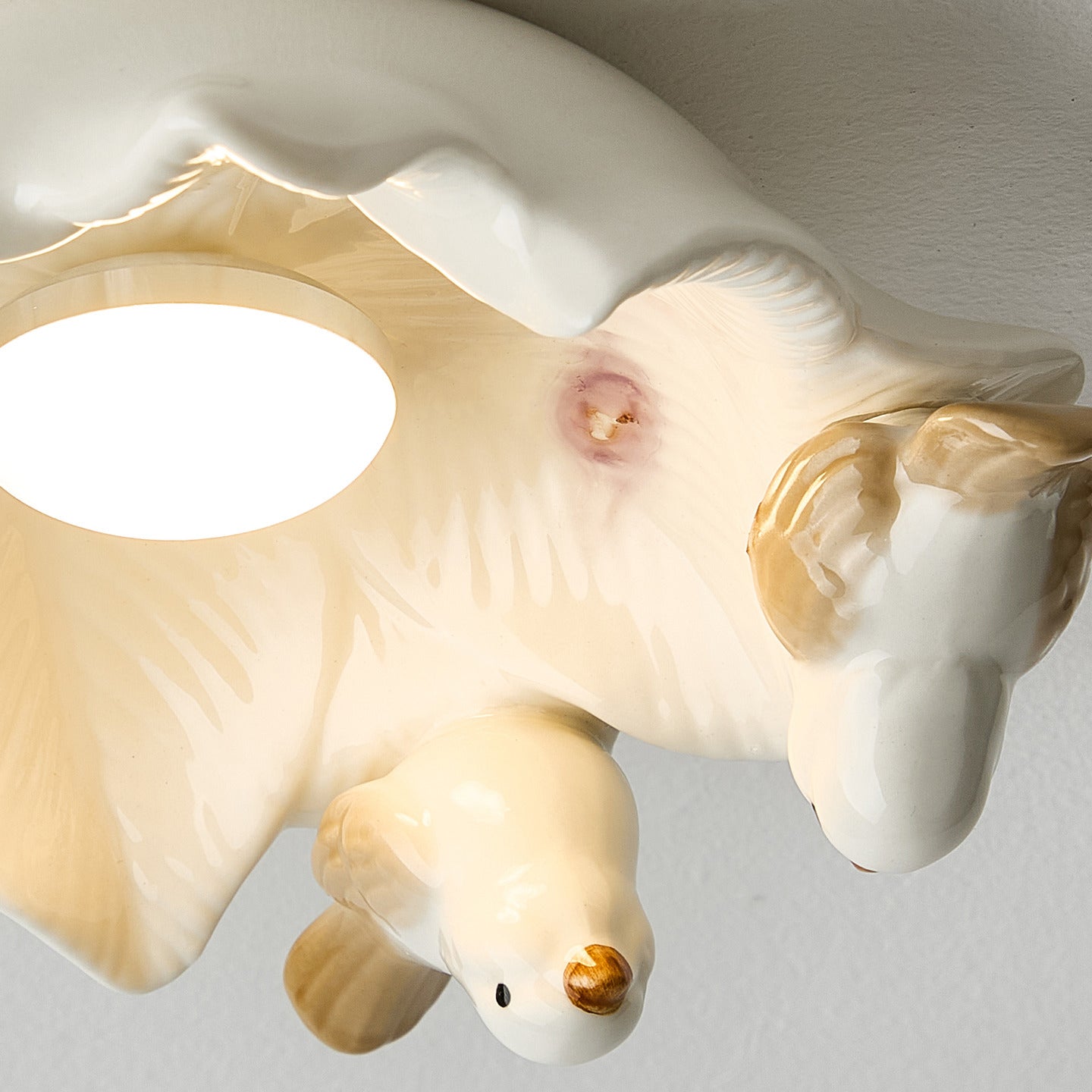 Magnolia Nest Art Deco Ceramics Ceiling Light