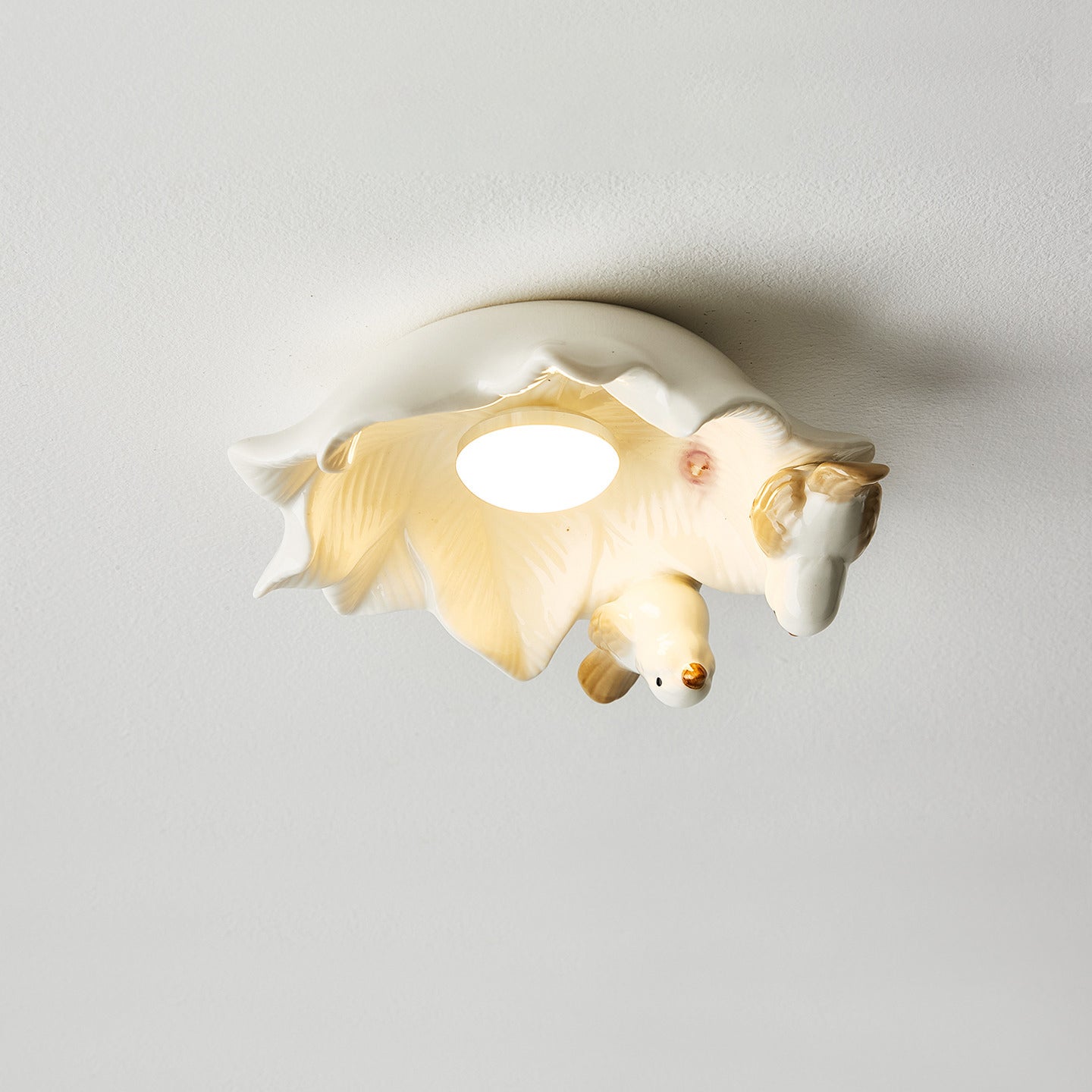 Magnolia Nest Art Deco Ceramics Ceiling Light