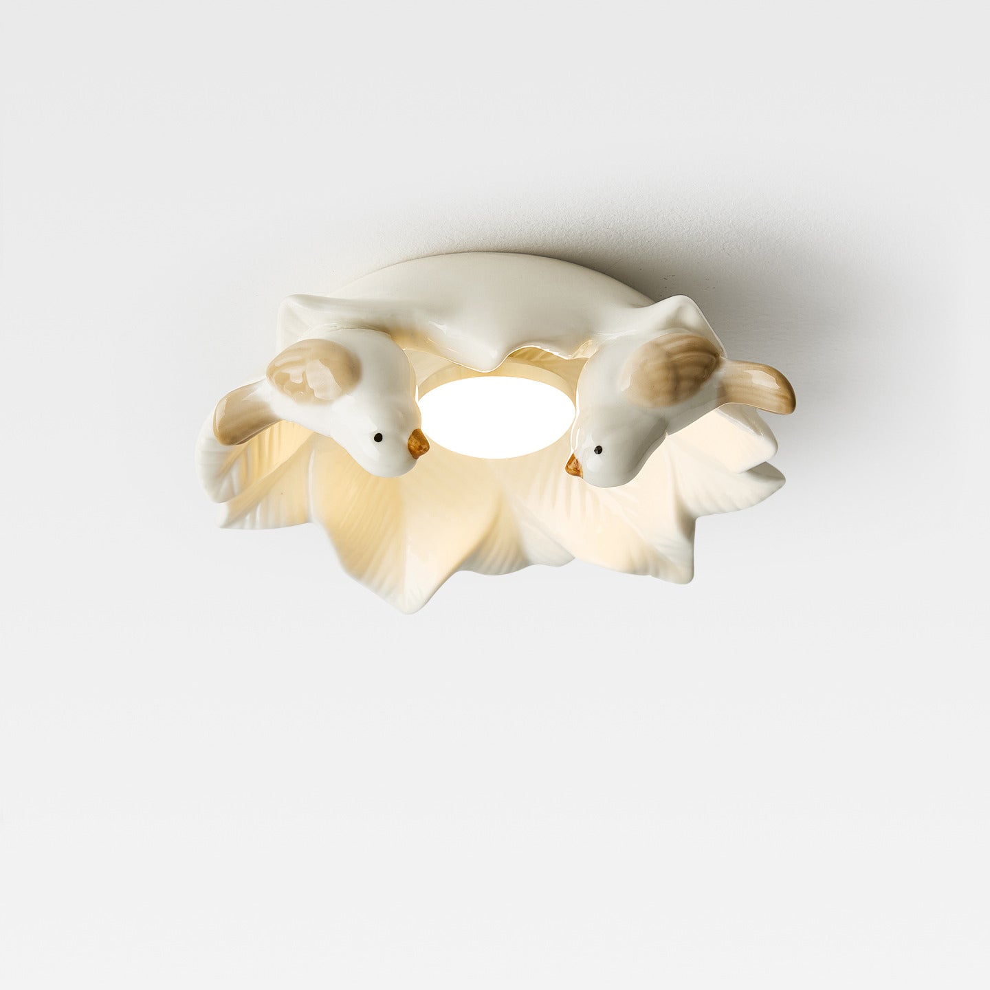 Magnolia Nest Art Deco Ceramics Ceiling Light
