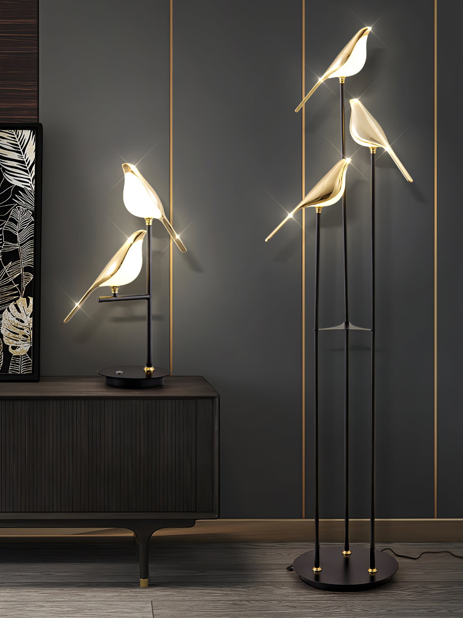 Magpie Perch Floor Lamp - Blowlighting