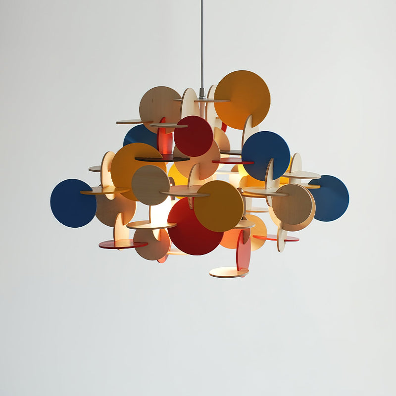 Mailone Kinetic Wood Pendant Light