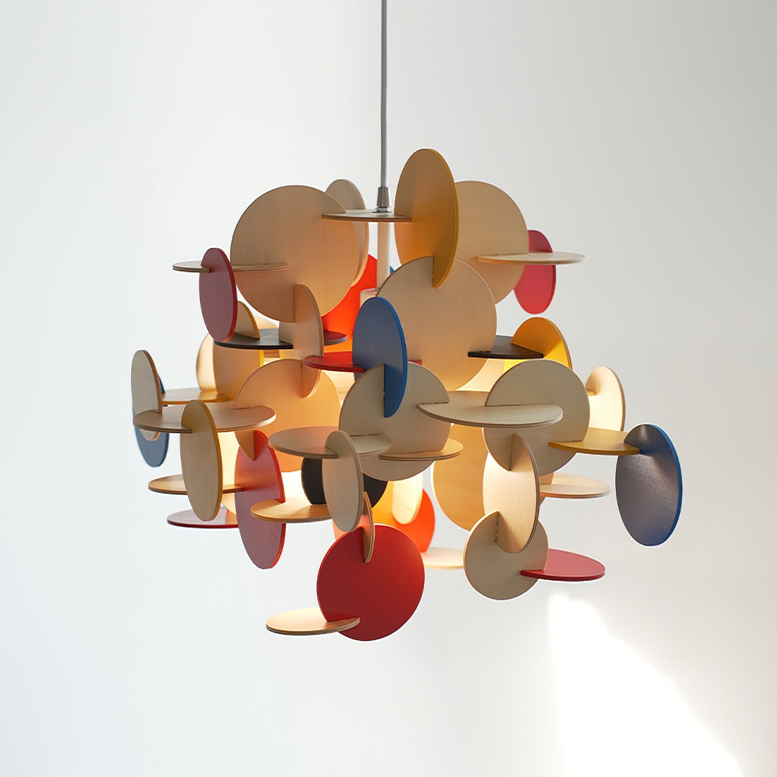 Mailone Kinetic Wood Pendant Light