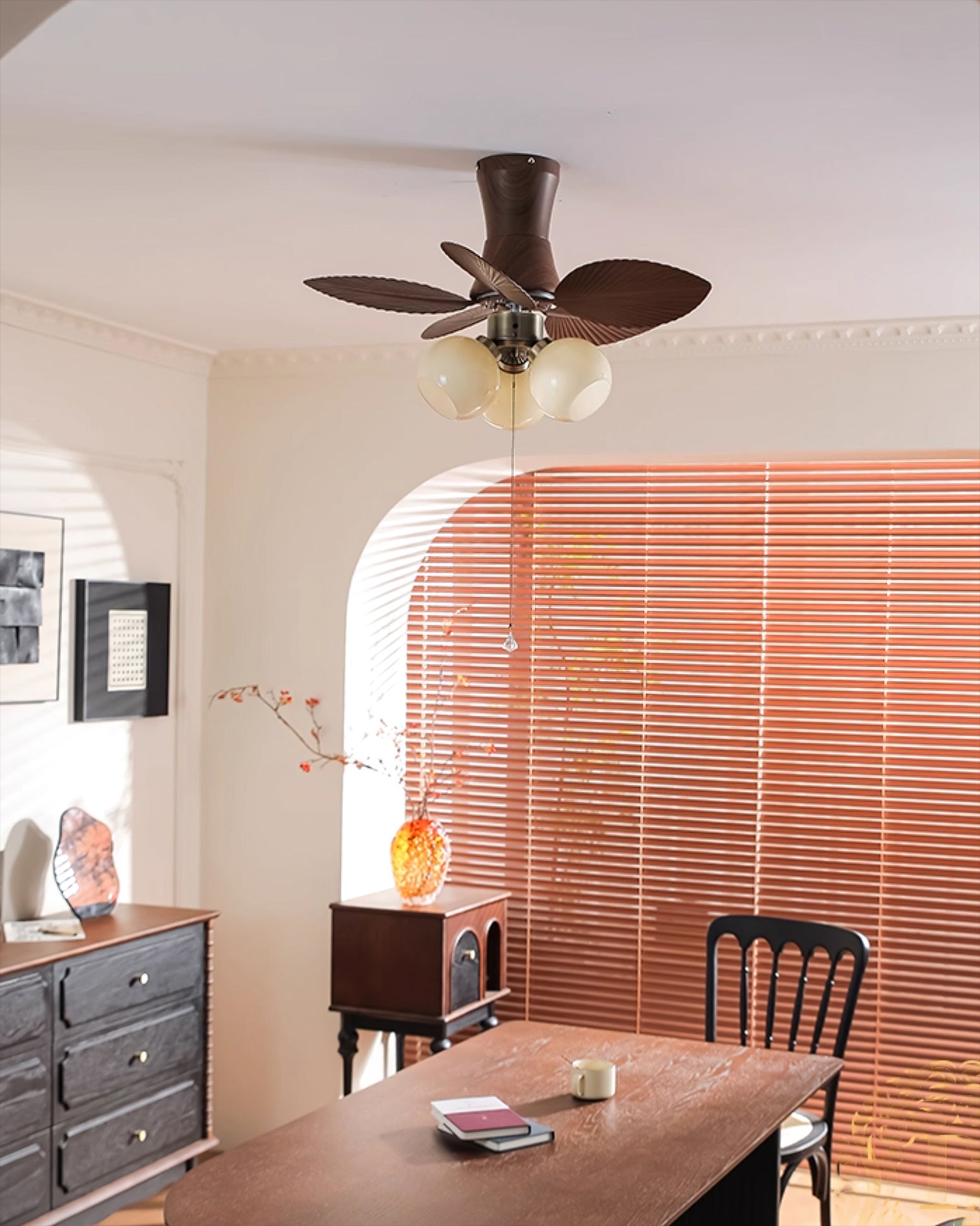 Malibu Wabi-Sabi ABS Ceiling Fan Light