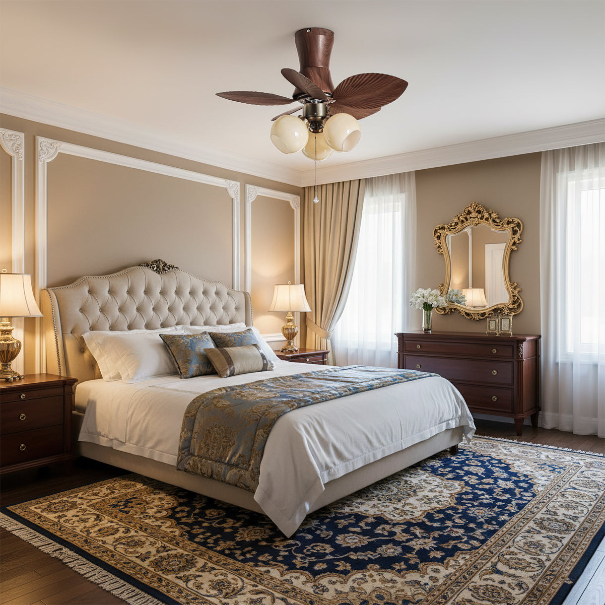 Malibu Wabi-Sabi ABS Ceiling Fan Light