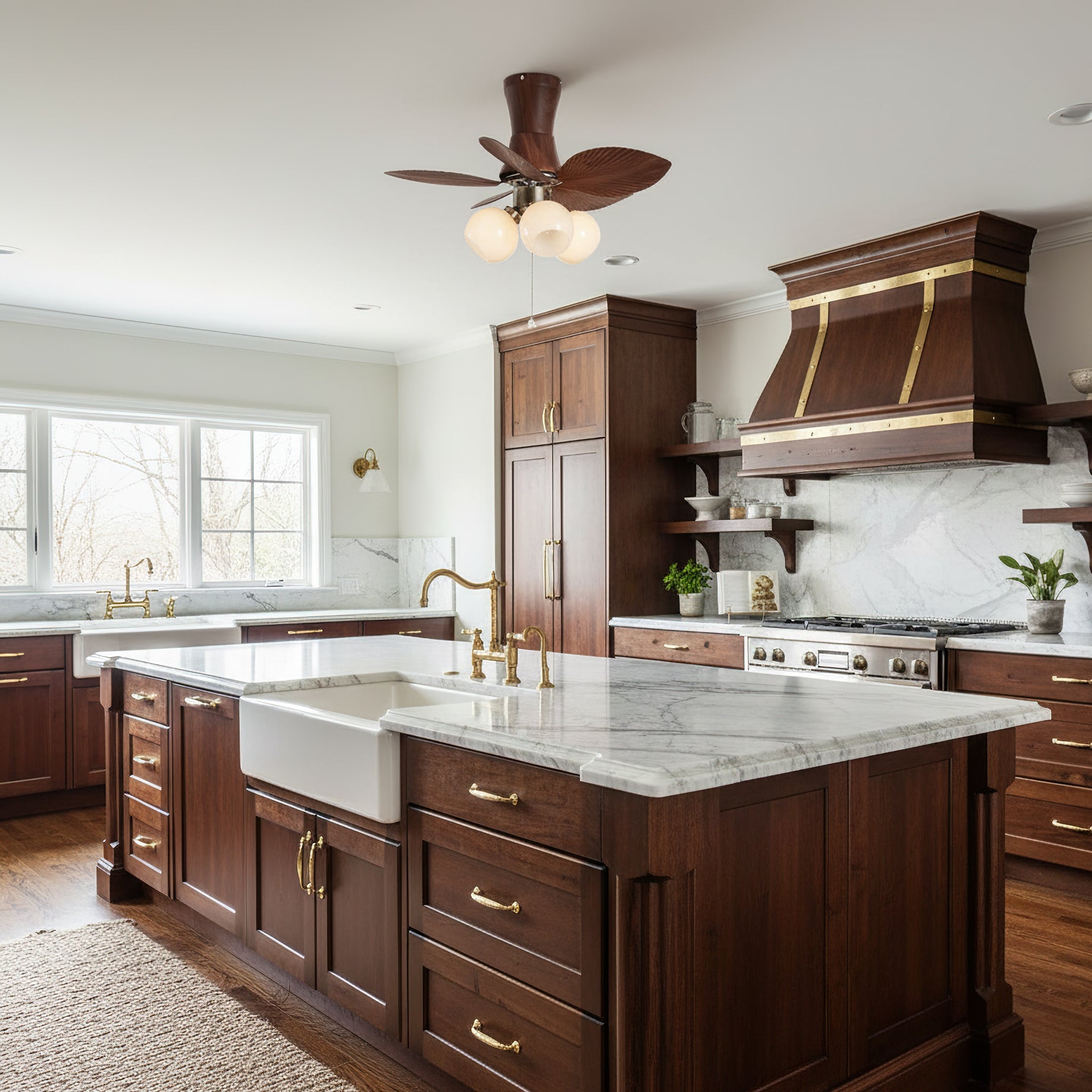 Malibu Wabi-Sabi ABS Ceiling Fan Light