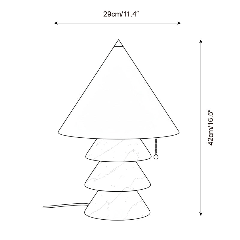 Mallow Natural Jade Table Light