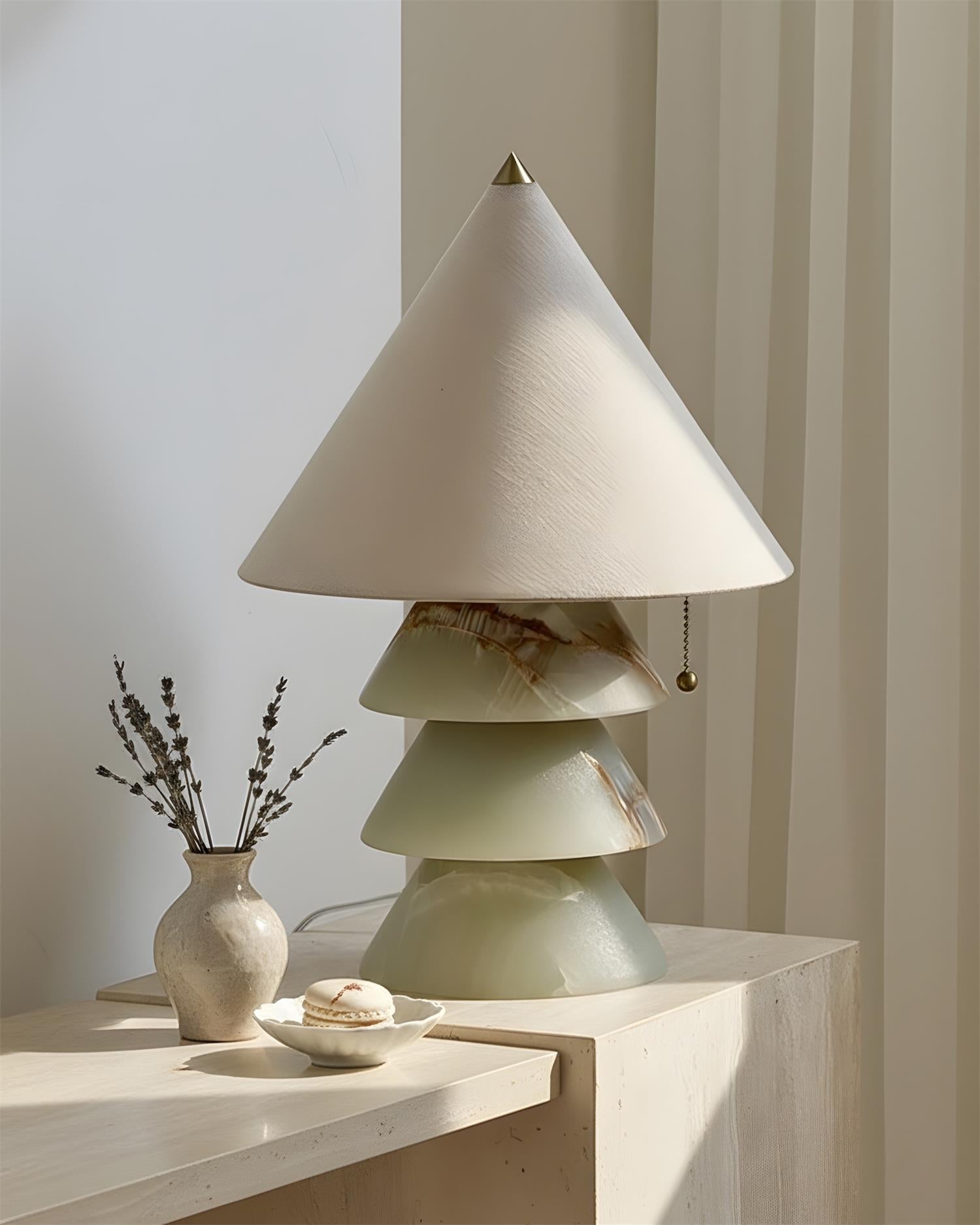 Mallow Natural Jade Table Light