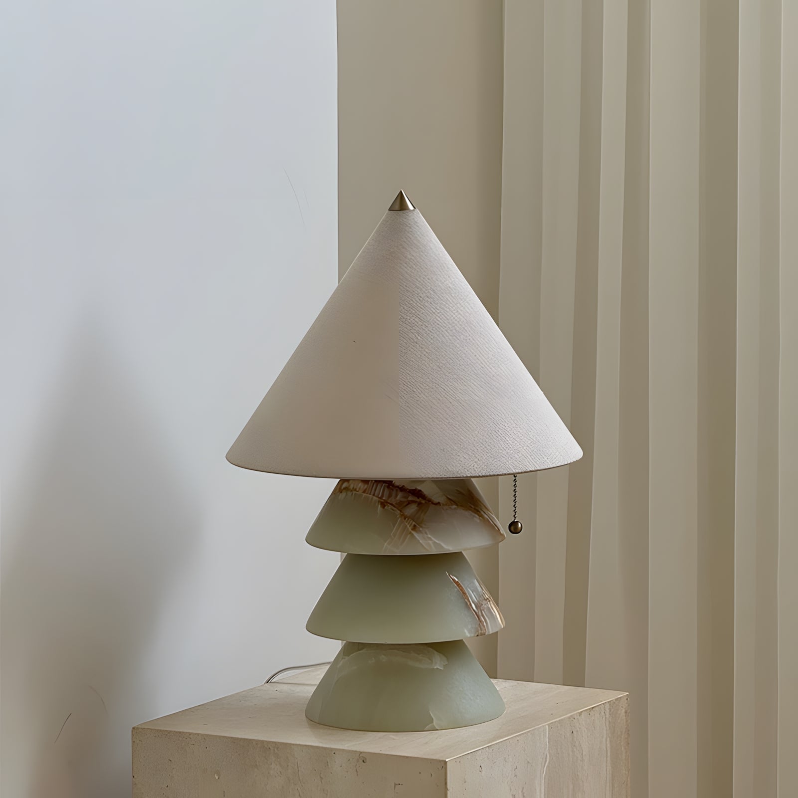 Mallow Natural Jade Table Light