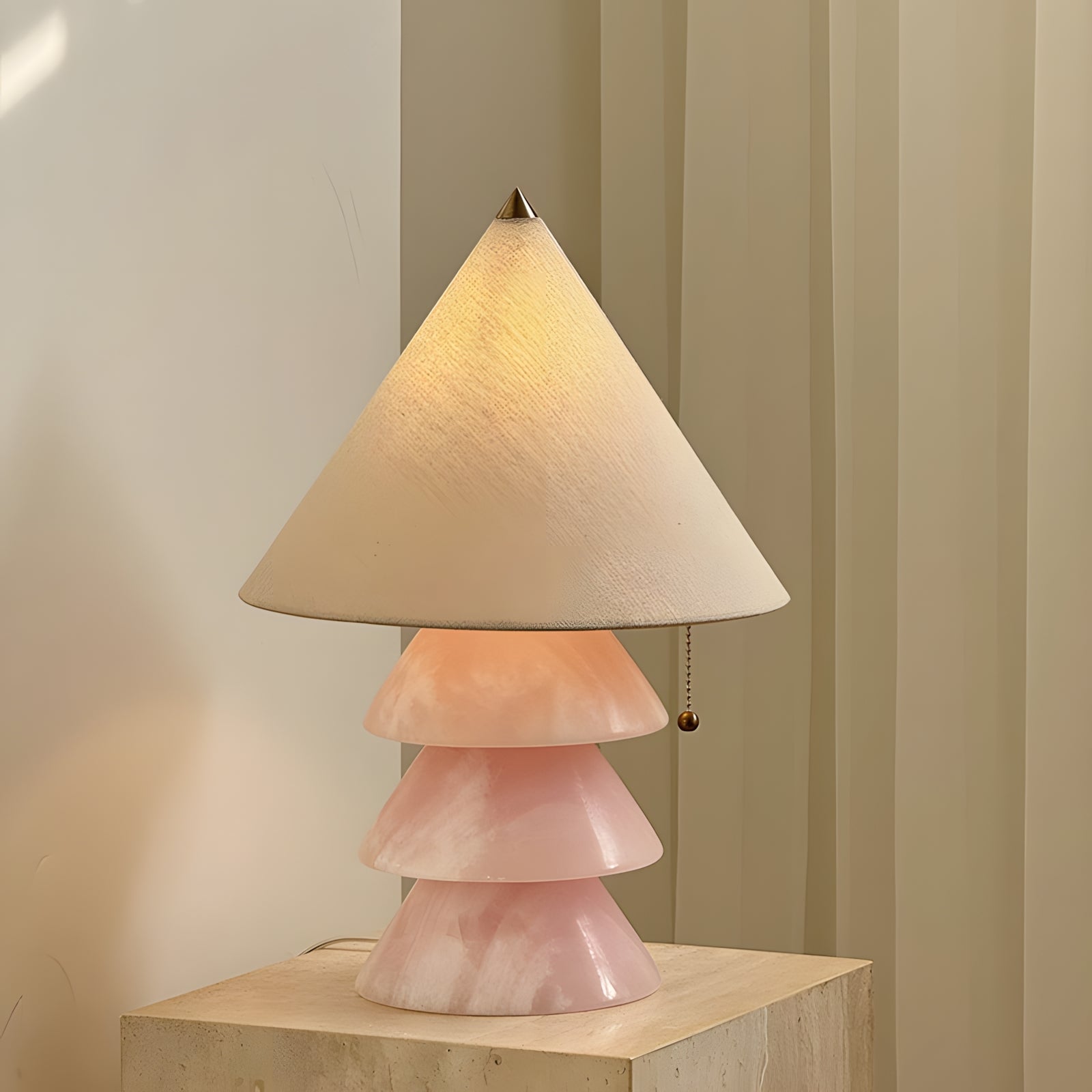 Mallow Natural Jade Table Light