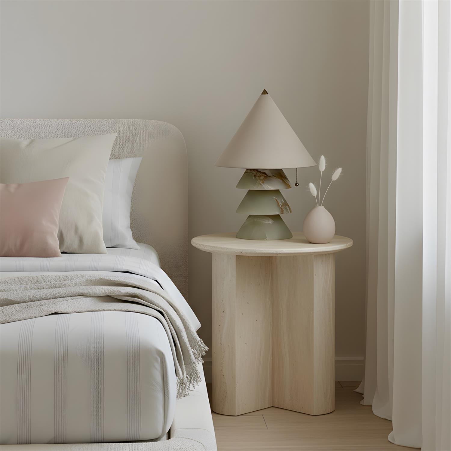 Mallow Natural Jade Table Light