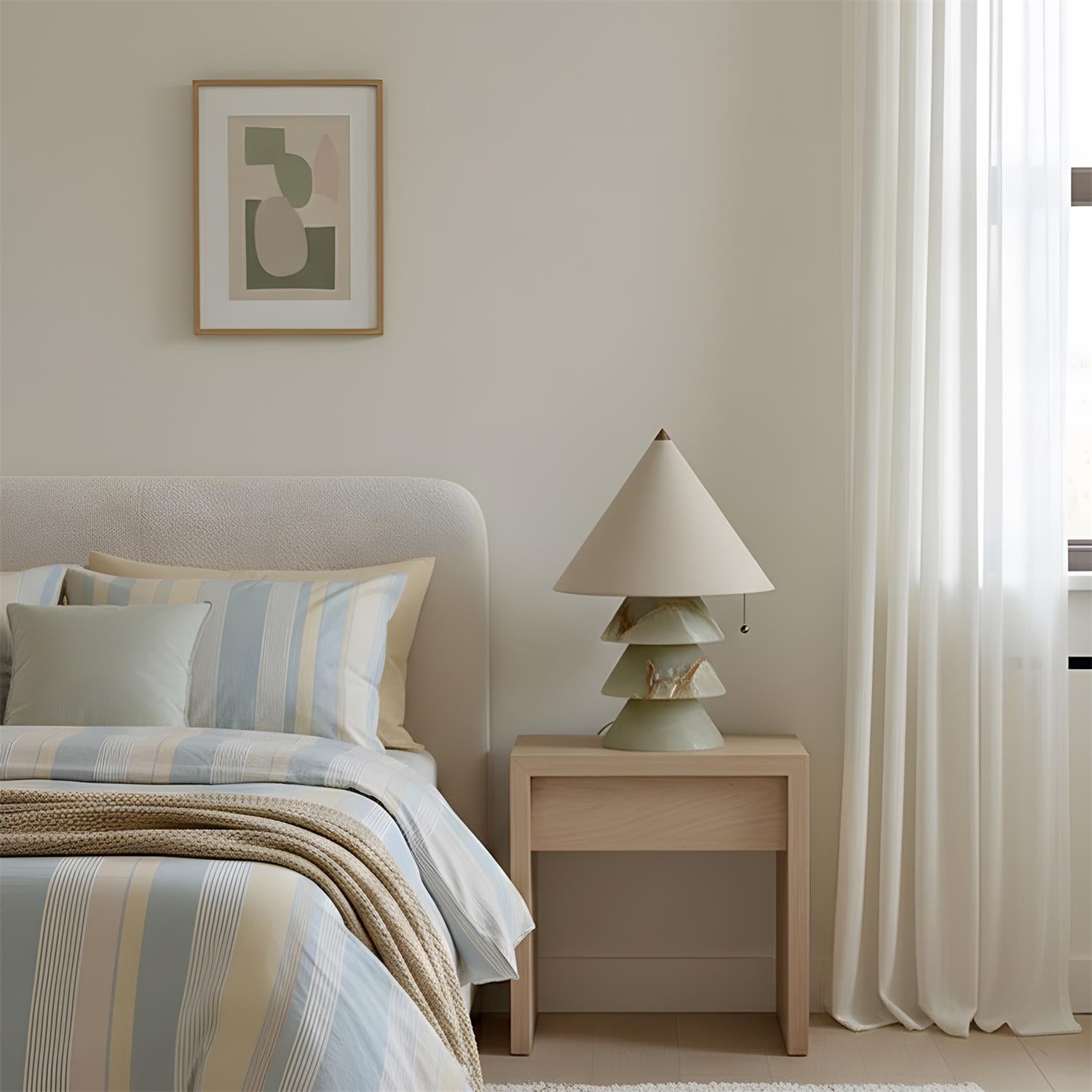 Mallow Natural Jade Table Light