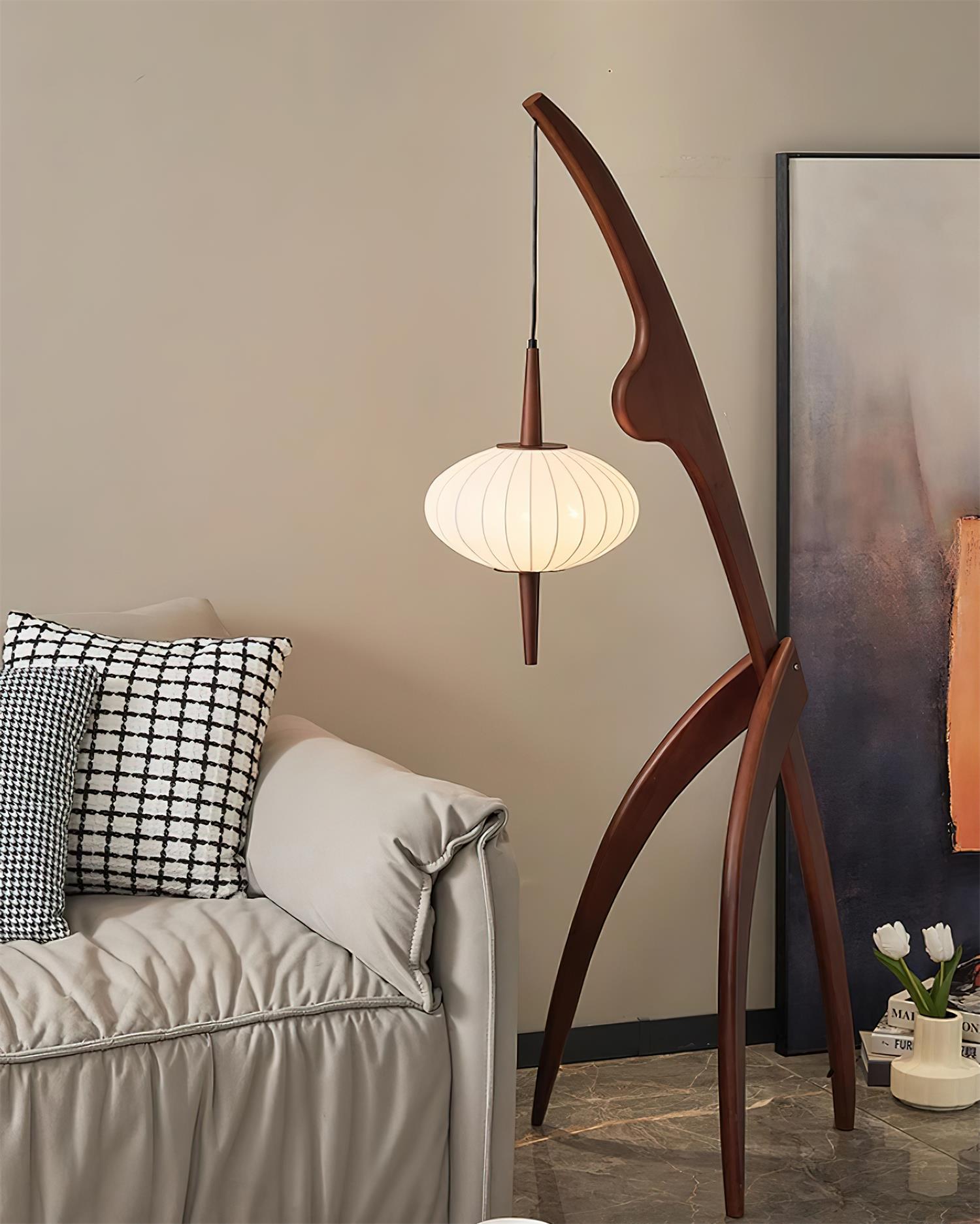 Mantis Wood Floor Lamp - Blowlighting