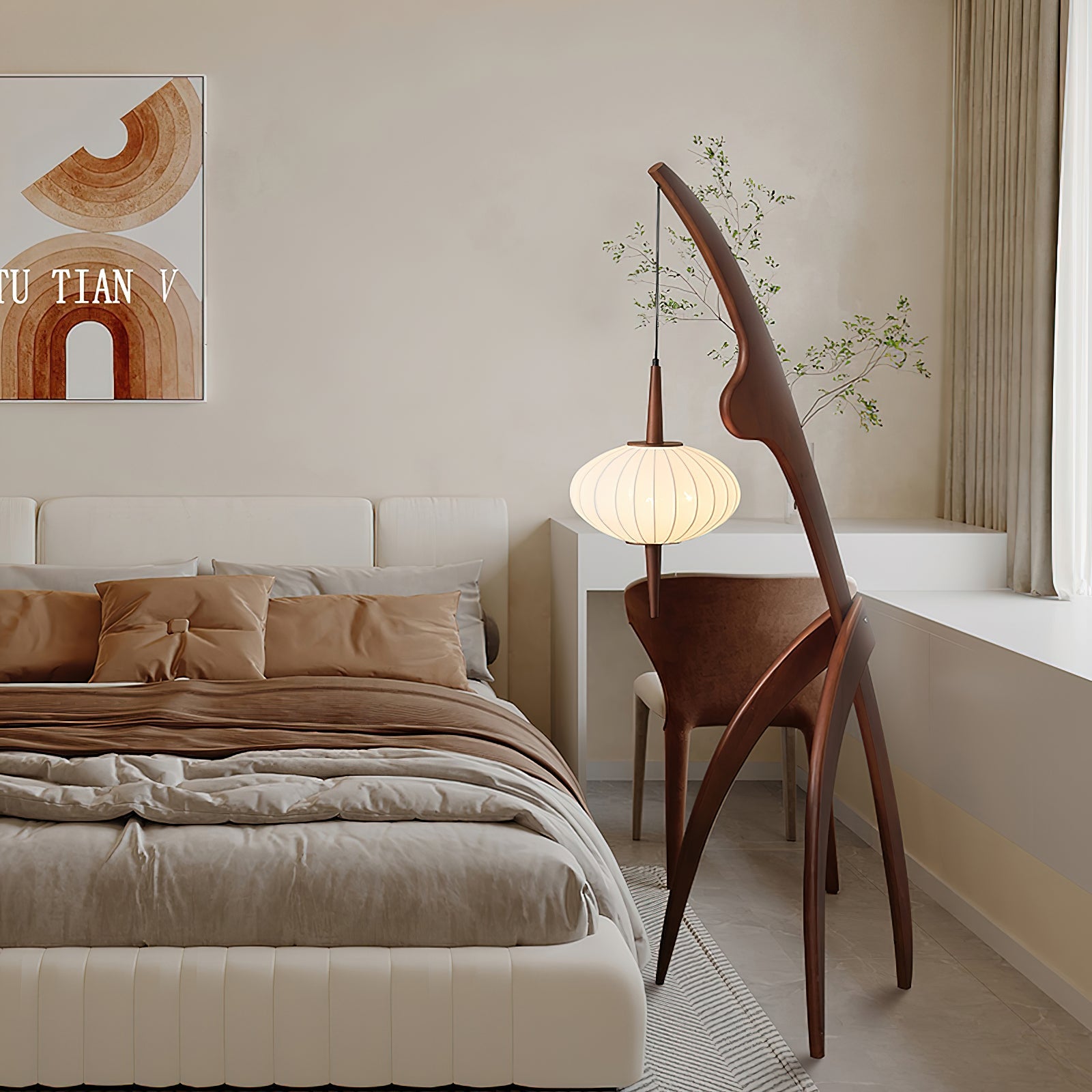 Mantis Wood Floor Lamp - Blowlighting