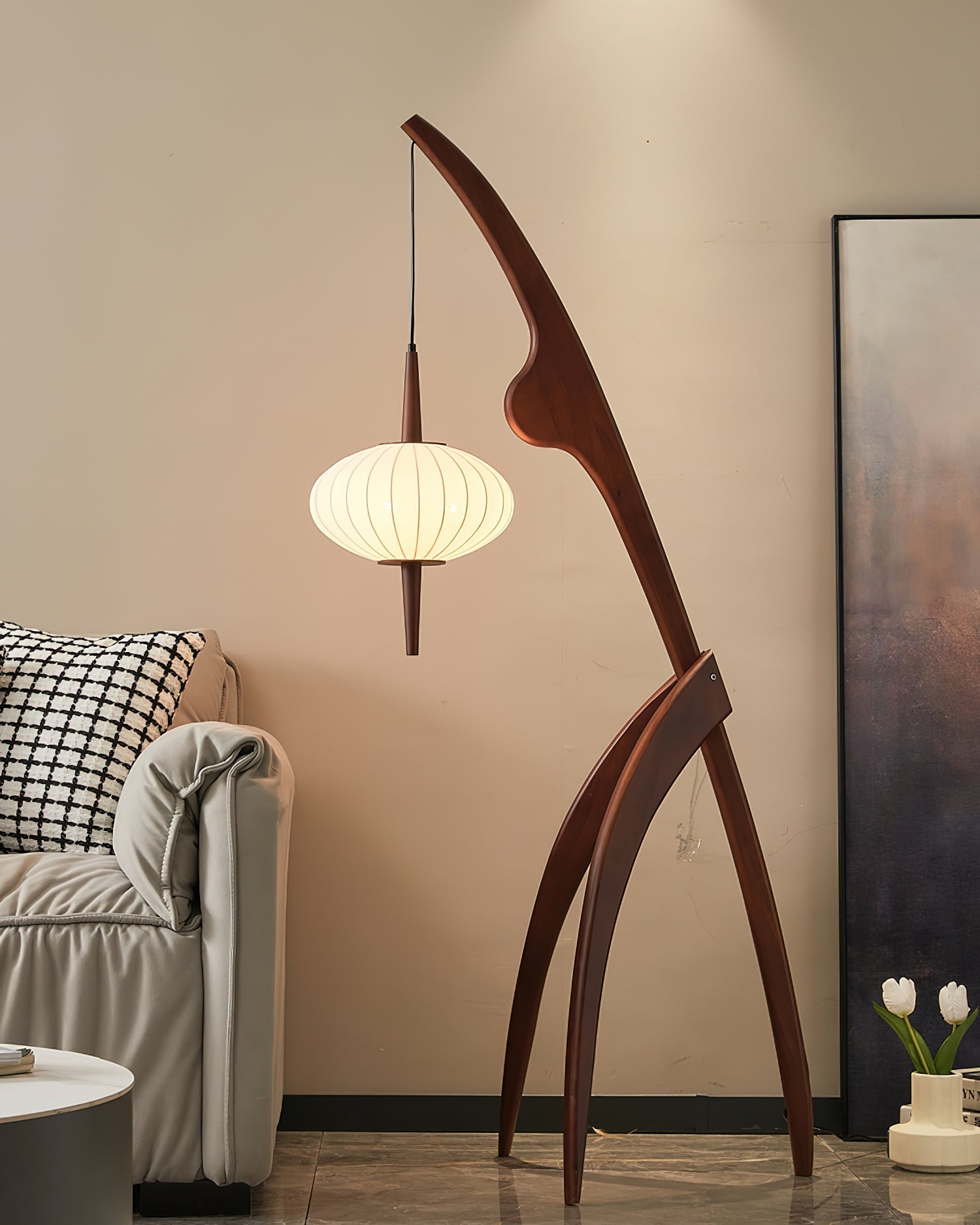 Mantis Wood Floor Lamp - Blowlighting