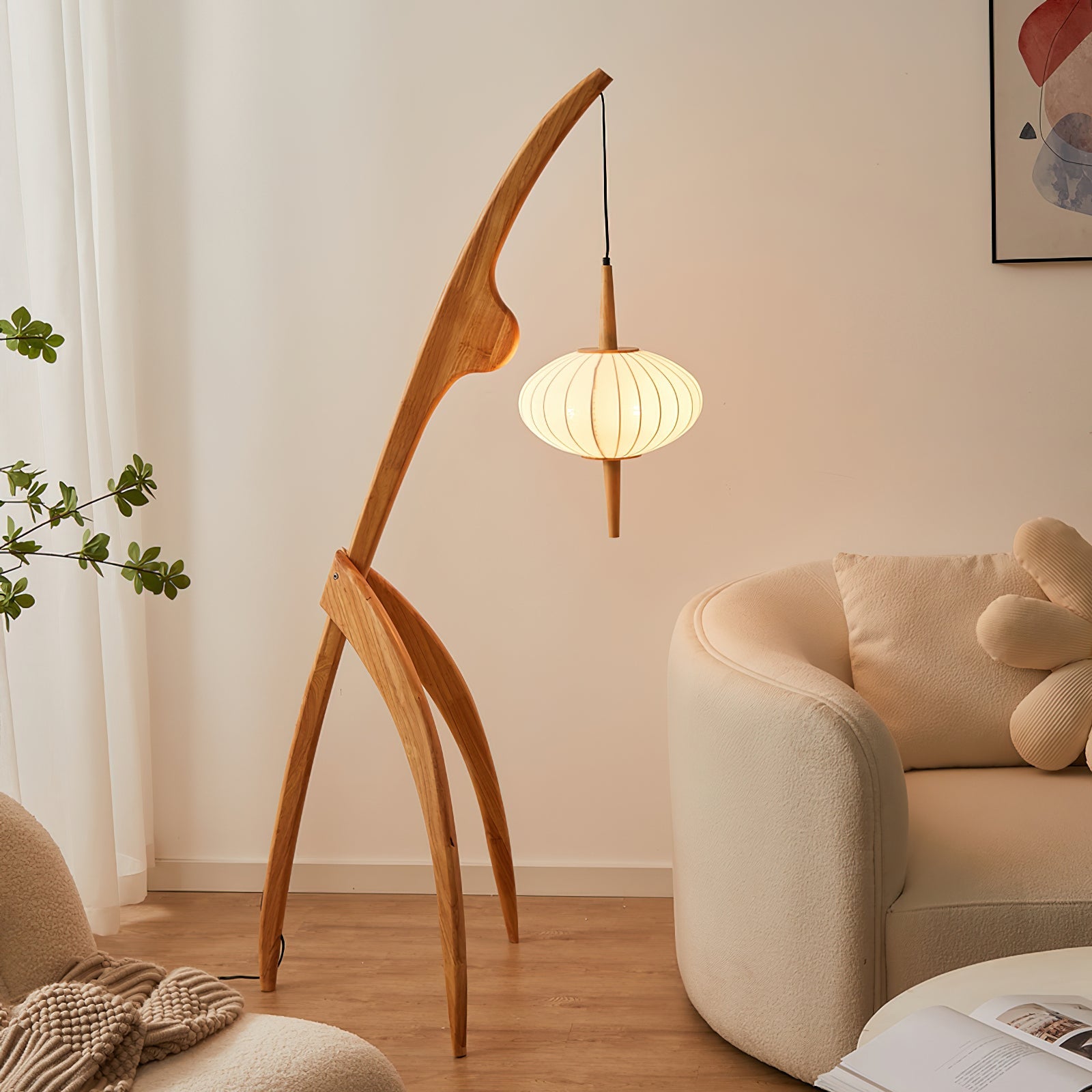 Mantis Wood Floor Lamp - Blowlighting