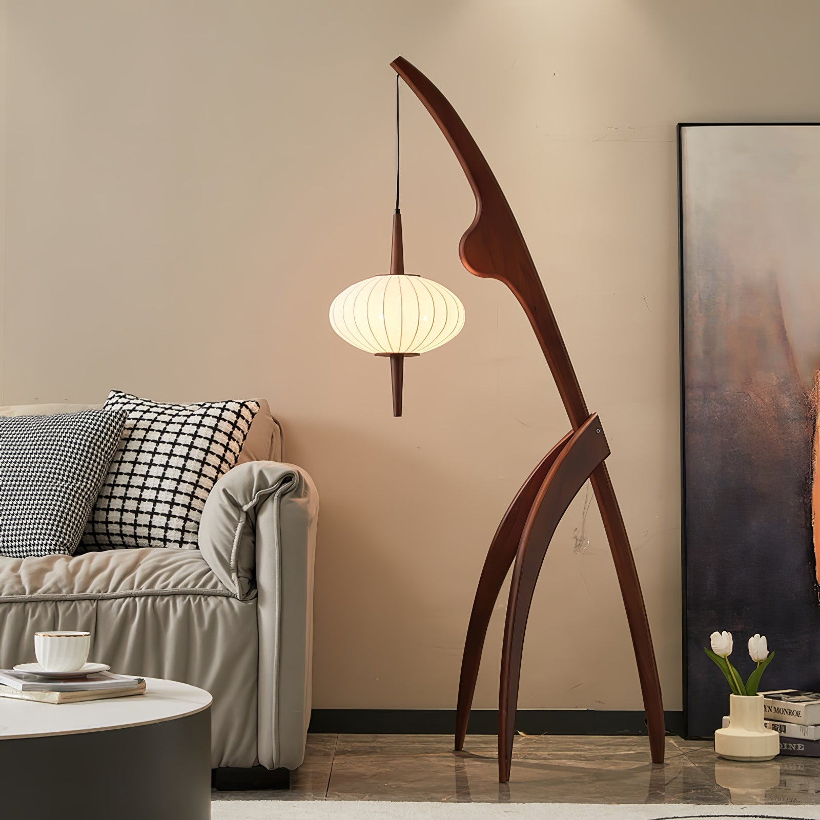 Mantis Wood Floor Lamp - Blowlighting